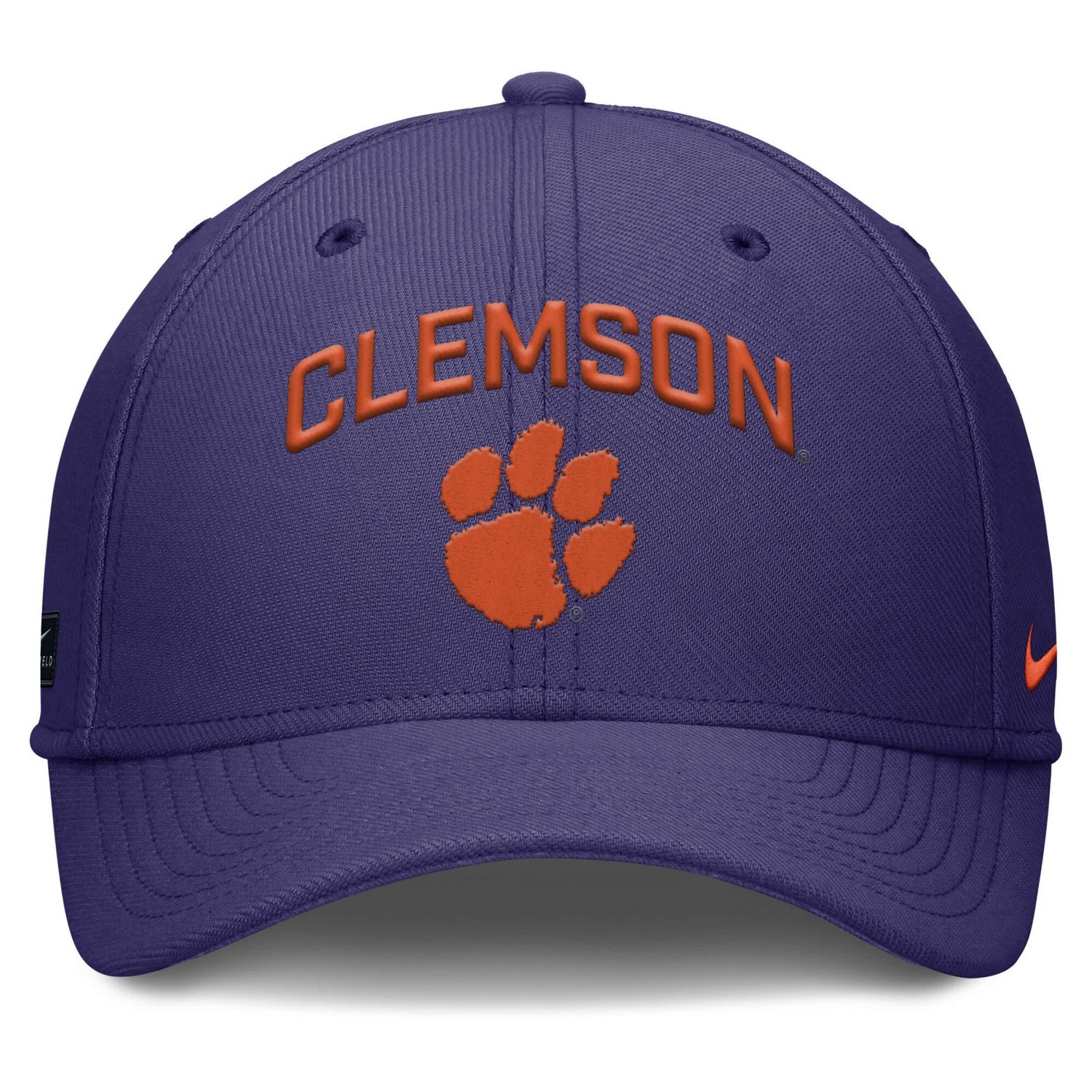 Nike Clemson Tigers 2025 On-Field Rise Performance Flex Hat