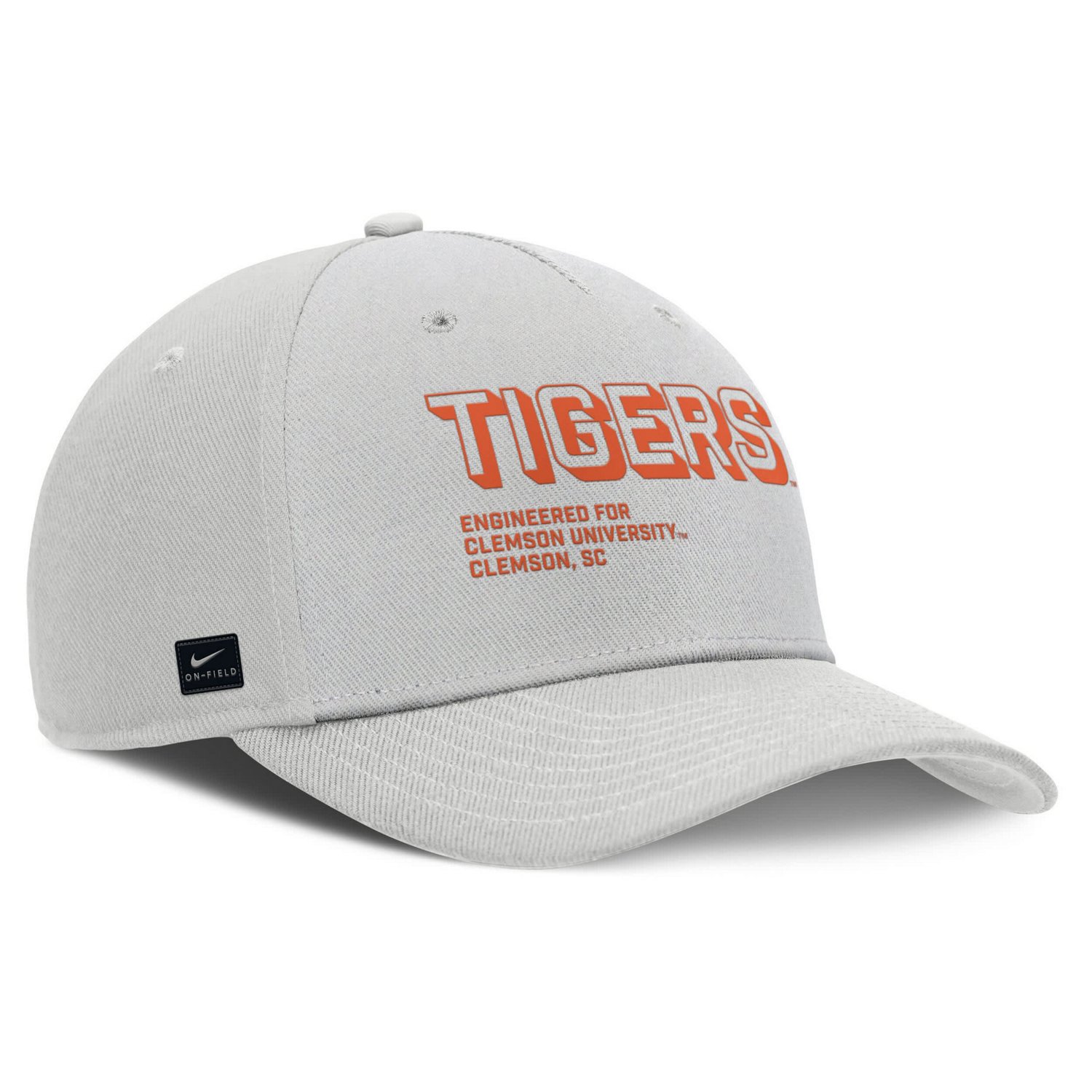 Nike Clemson Tigers 2025 Sideline Dust Pinched Rise Adjustable Hat