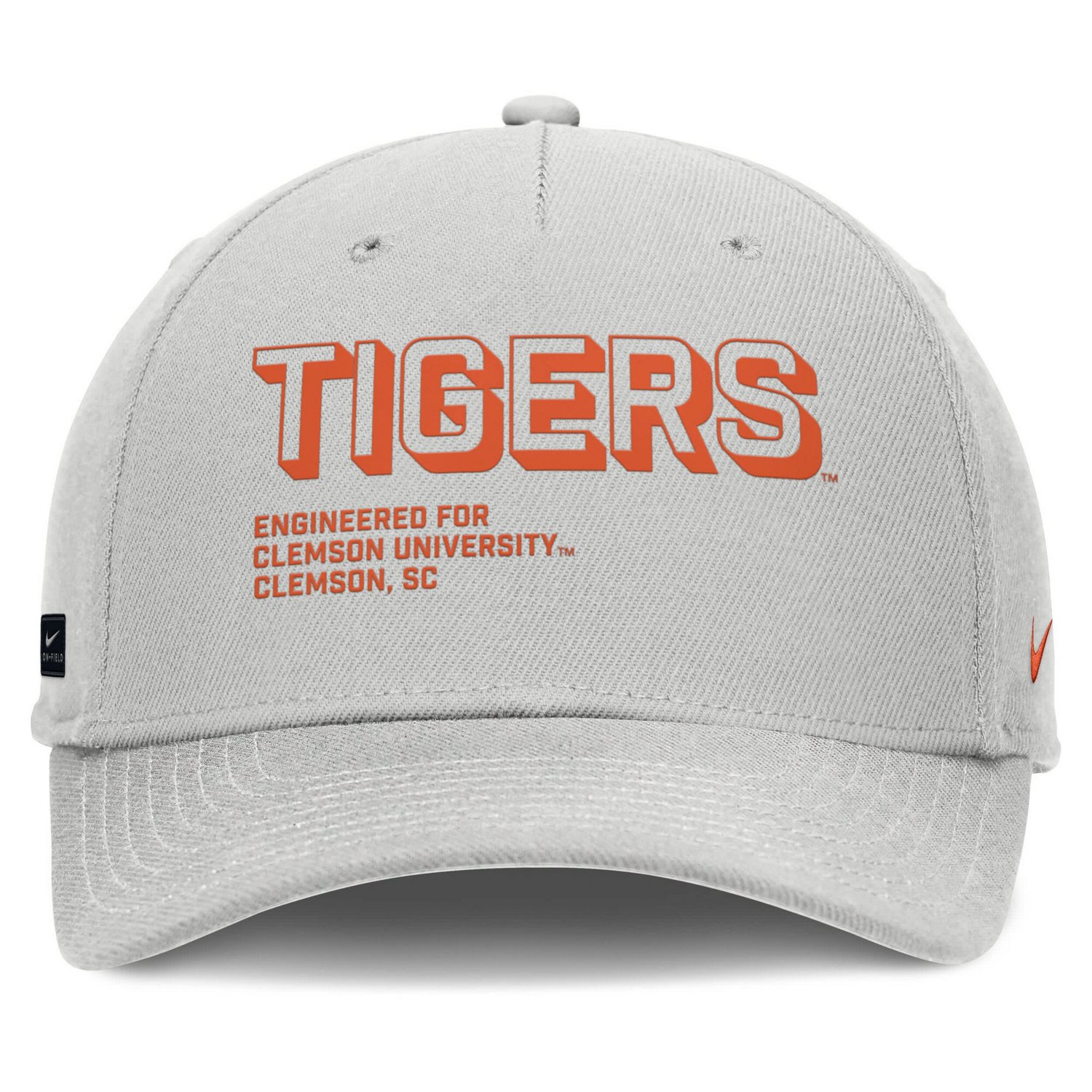 Nike Clemson Tigers 2025 Sideline Dust Pinched Rise Adjustable Hat