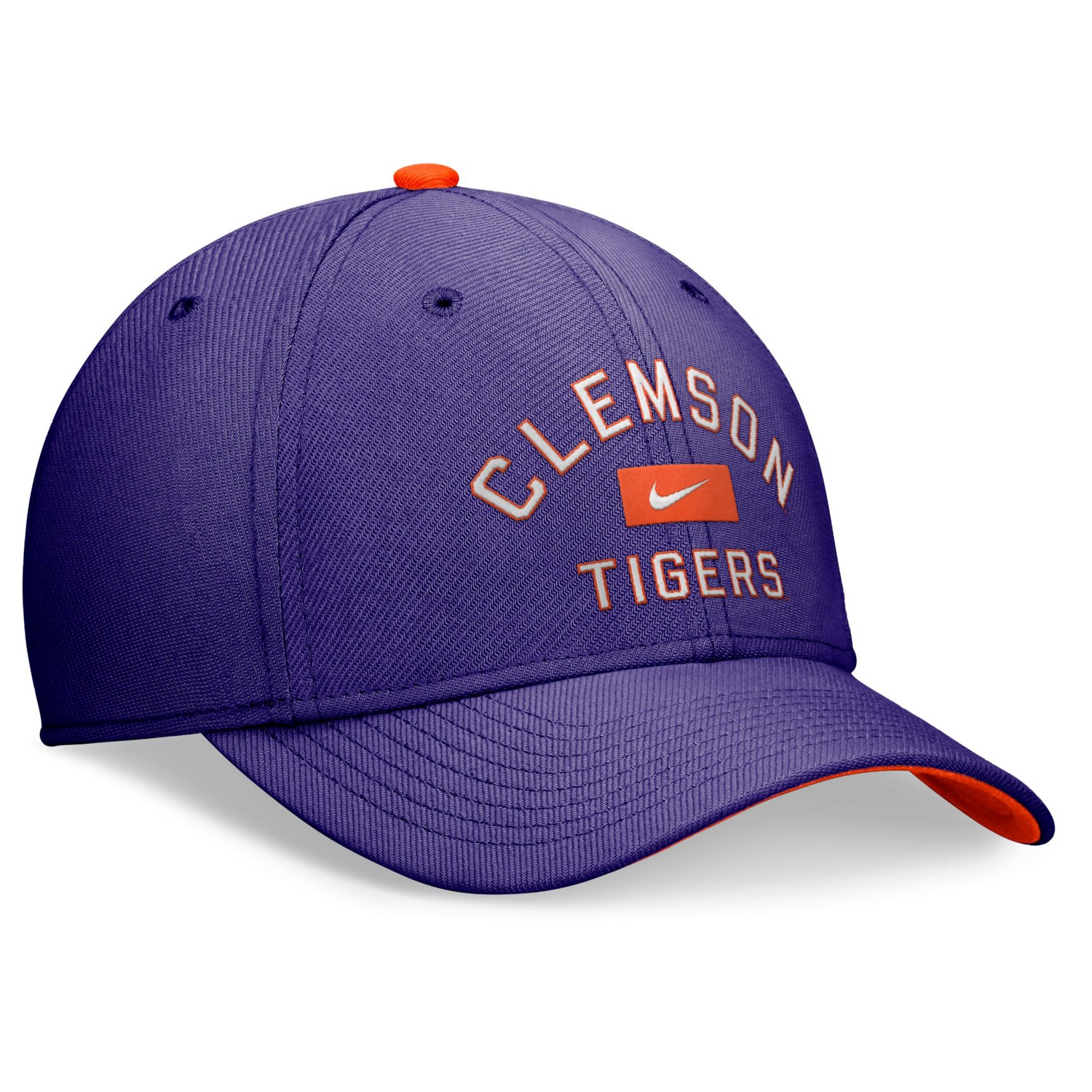Nike Clemson Tigers Primetime Rise Swoosh Flex Hat - view number 3