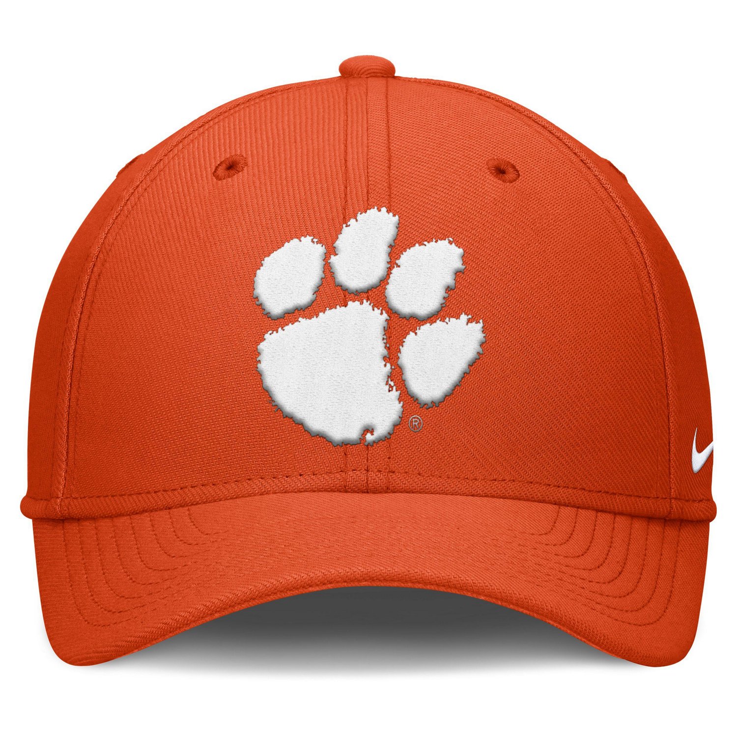 Nike Clemson Tigers Rise SwooshFlex Dri-FIT Hat - view number 2