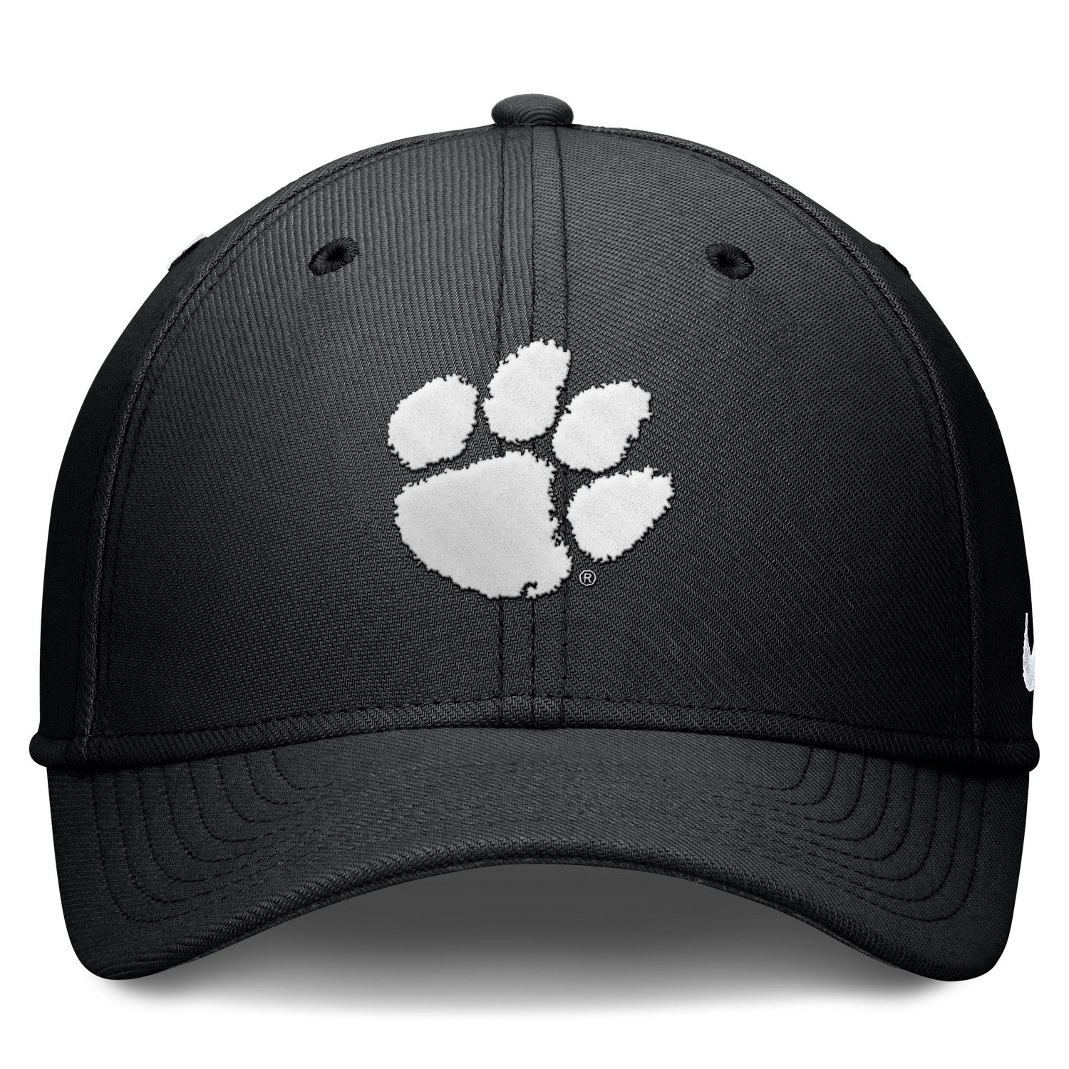 Nike Clemson Tigers Rise SwooshFlex Dri-FIT Hat - view number 2