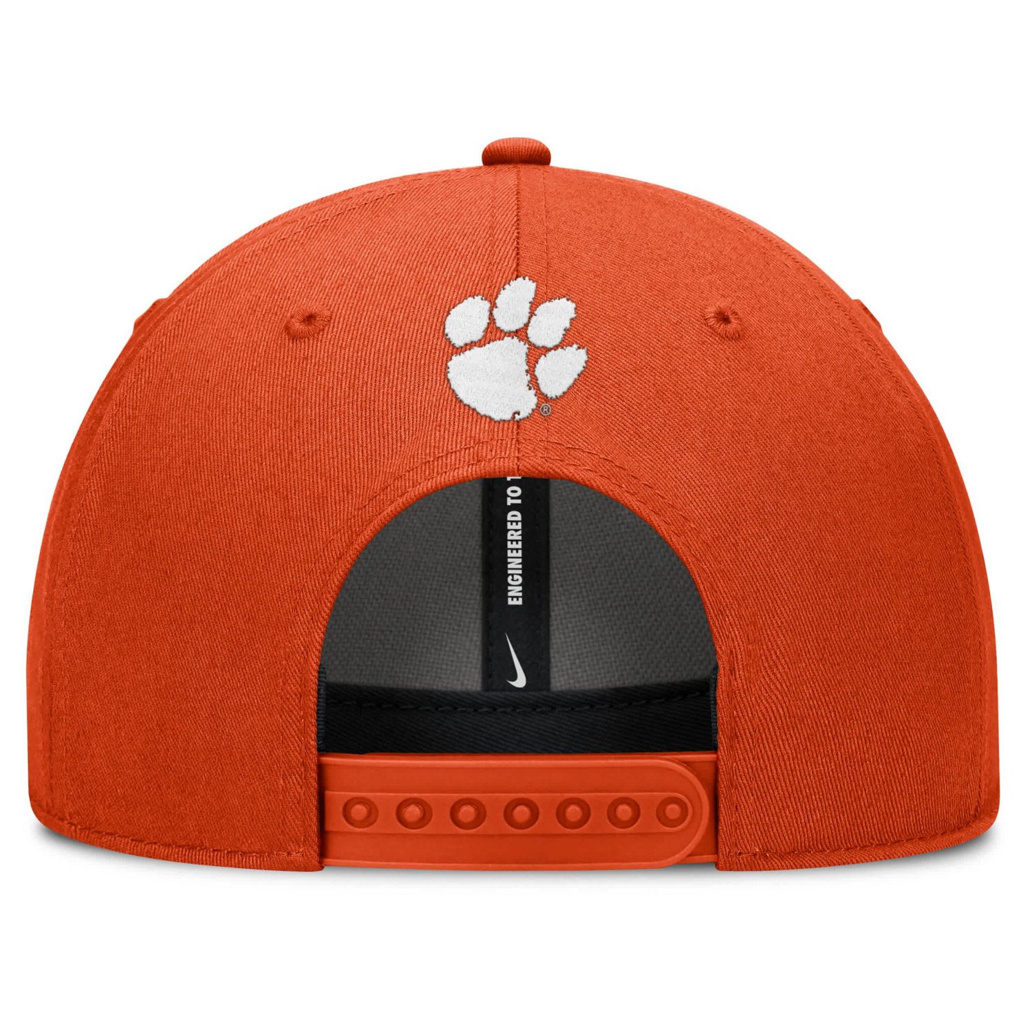 Nike Clemson Tigers Slanted Primetime Rise Performance Adjustable Hat - view number 4