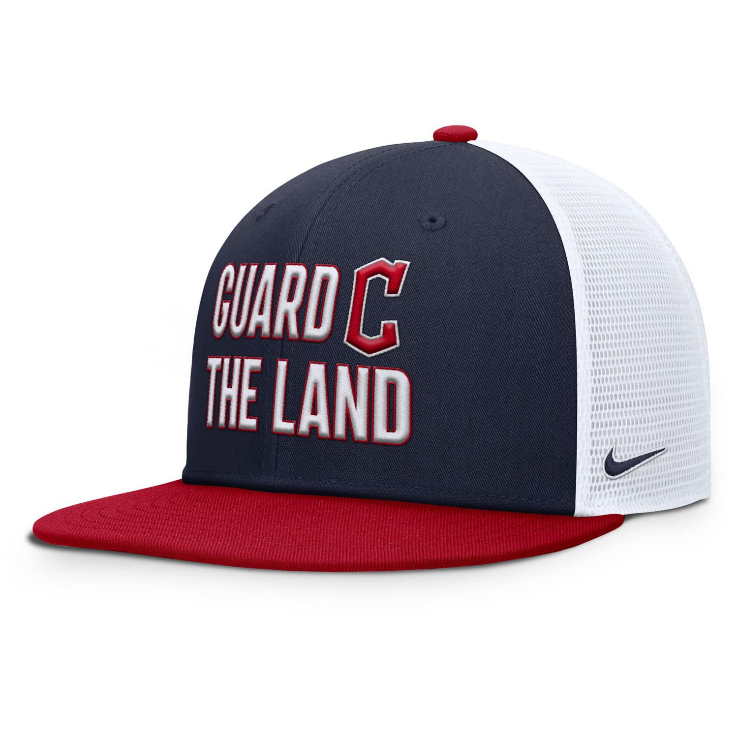 Nike Cleveland Guardians Pro Trucker Snapback Hat - view number 3