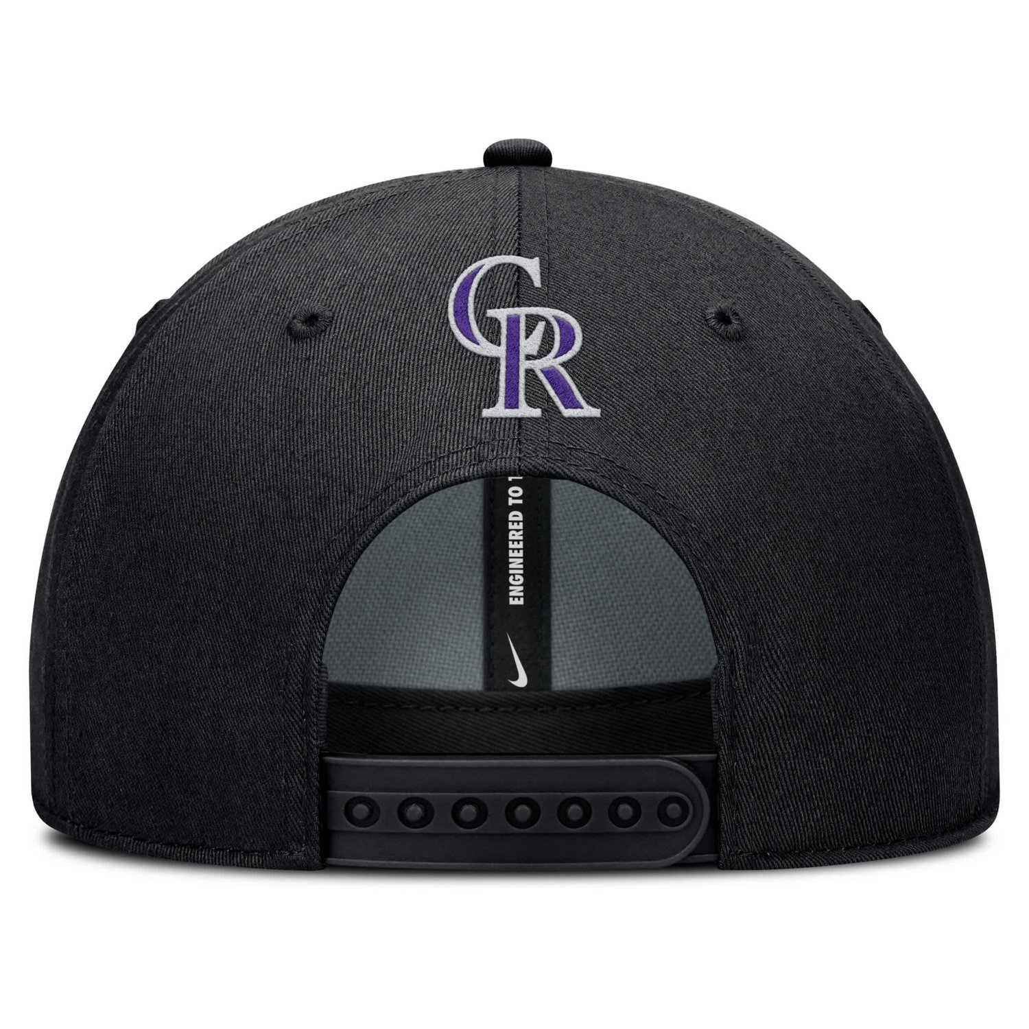 Nike Colorado Rockies Rise Gaberdine Adjustable Hat - view number 4