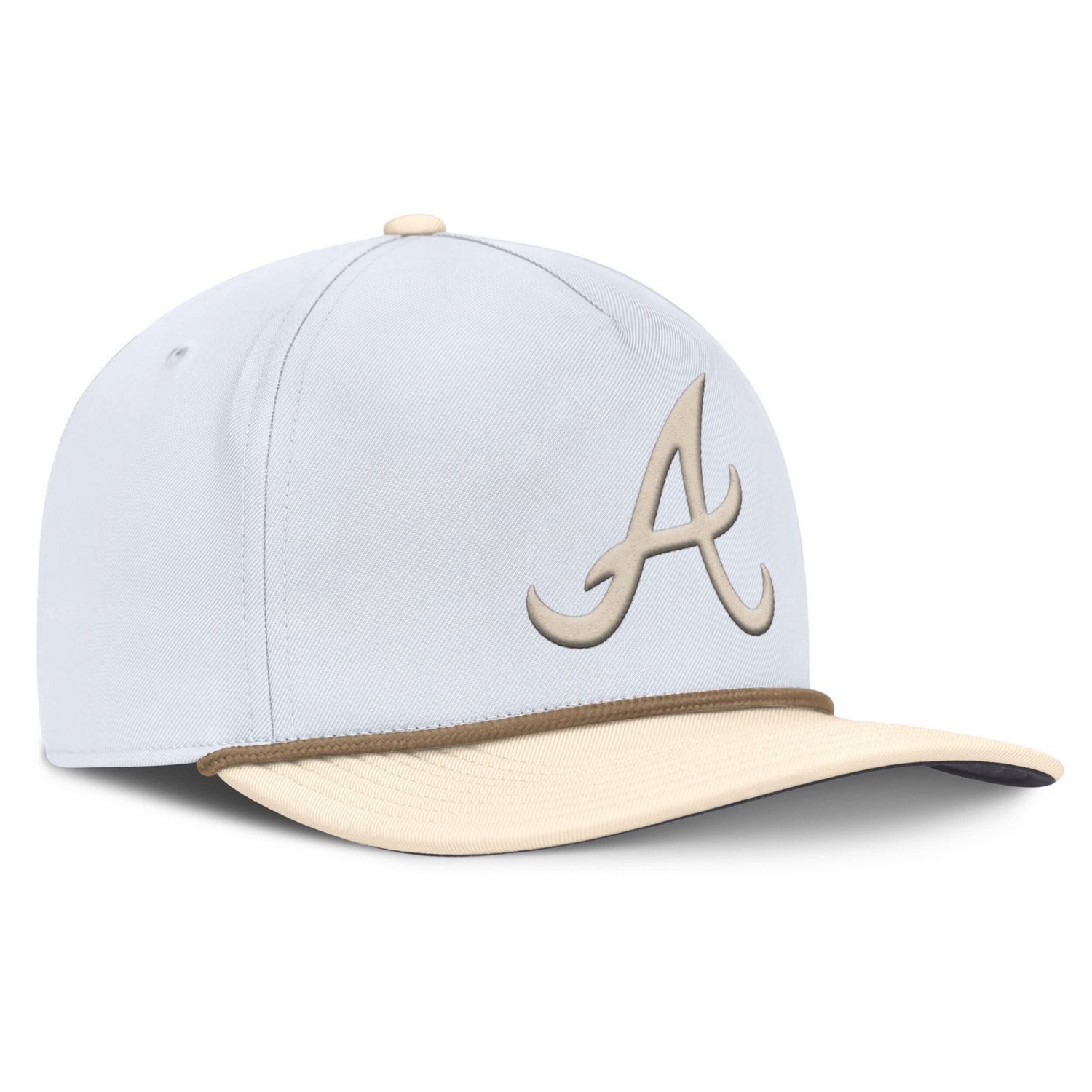 Nike Cream Atlanta Braves Pro Performance Snapback Hat - view number 3