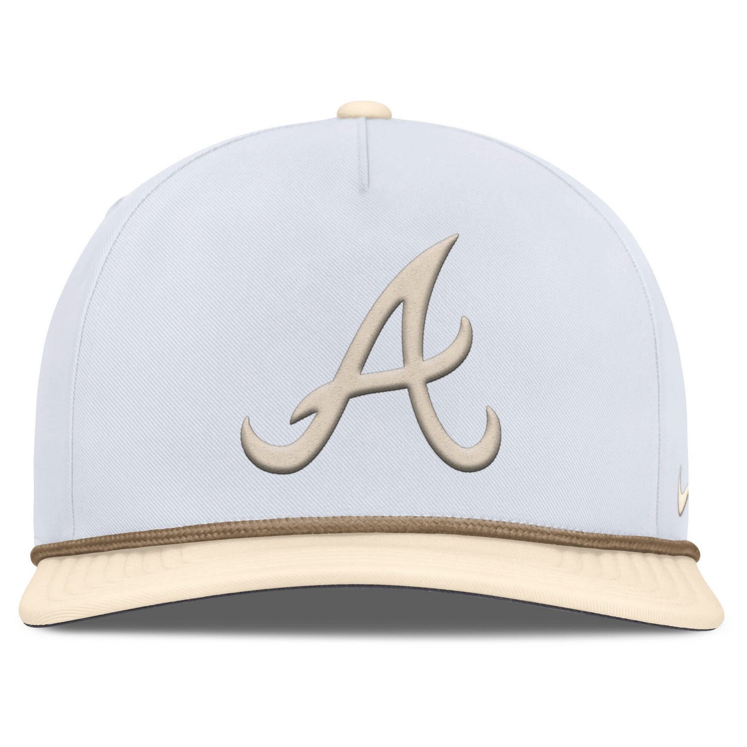 Nike Cream Atlanta Braves Pro Performance Snapback Hat - view number 2