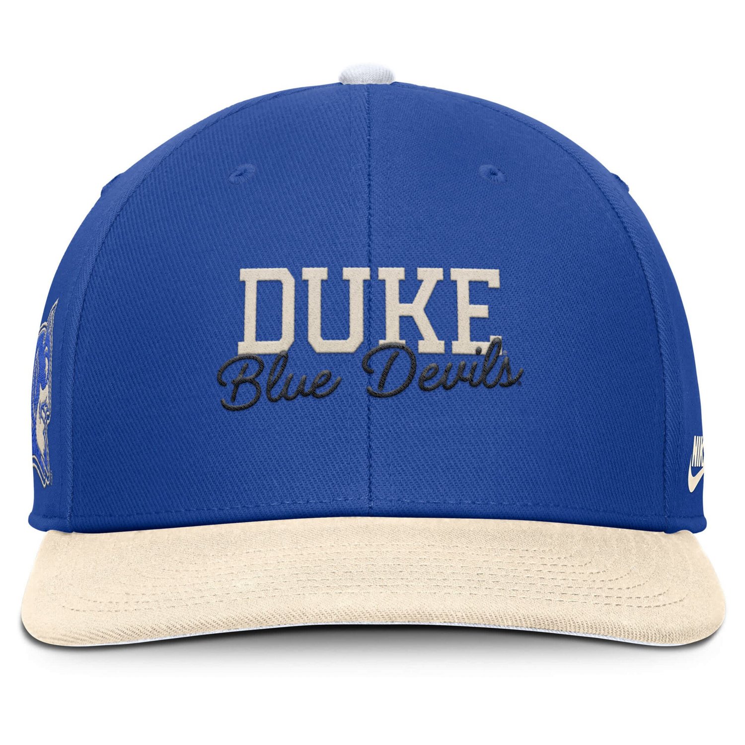 Nike Cream Duke Blue Devils Pro Legacy Script Snapback Hat - view number 2