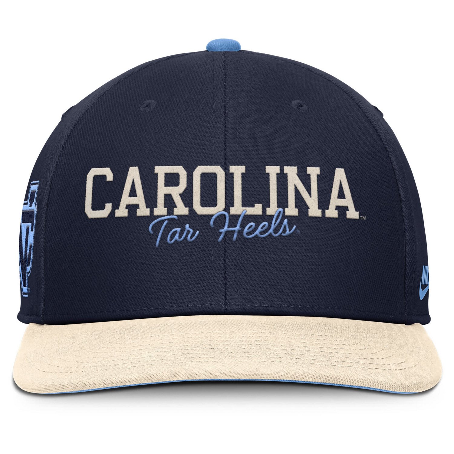 Nike Cream North Carolina Tar Heels Pro Legacy Script Snapback Hat
