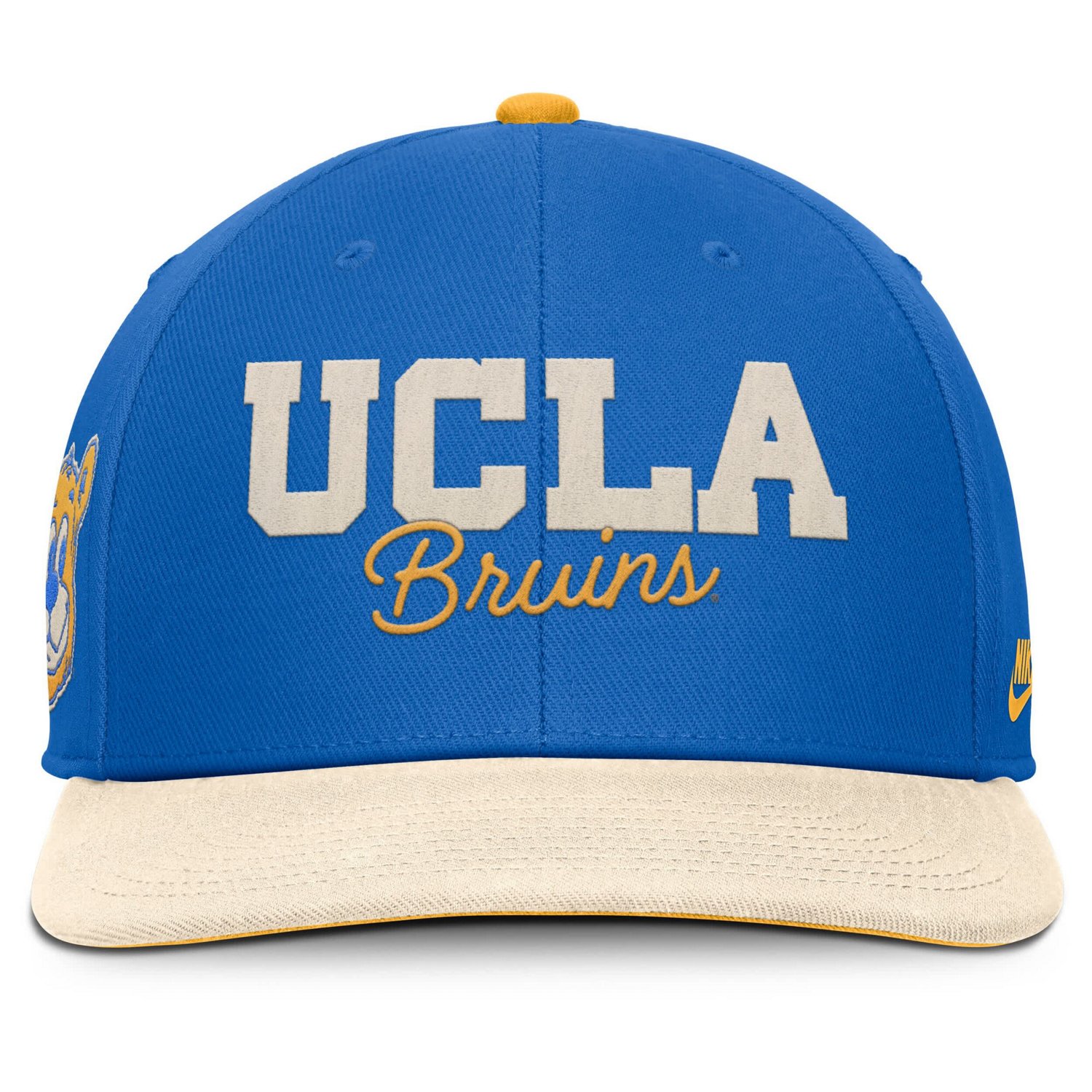 Nike Cream UCLA Bruins Pro Legacy Script Snapback Hat - view number 2