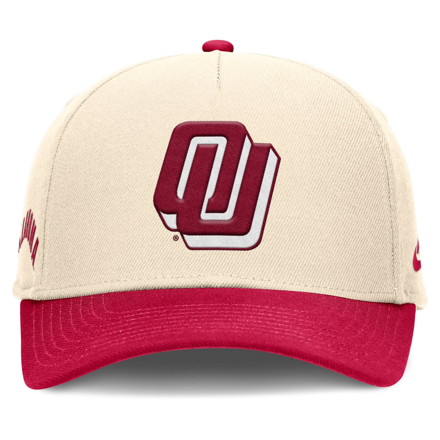 Nike Crimson Oklahoma Sooners Academic Rise Dri-FIT Adjustable Hat - view number 2