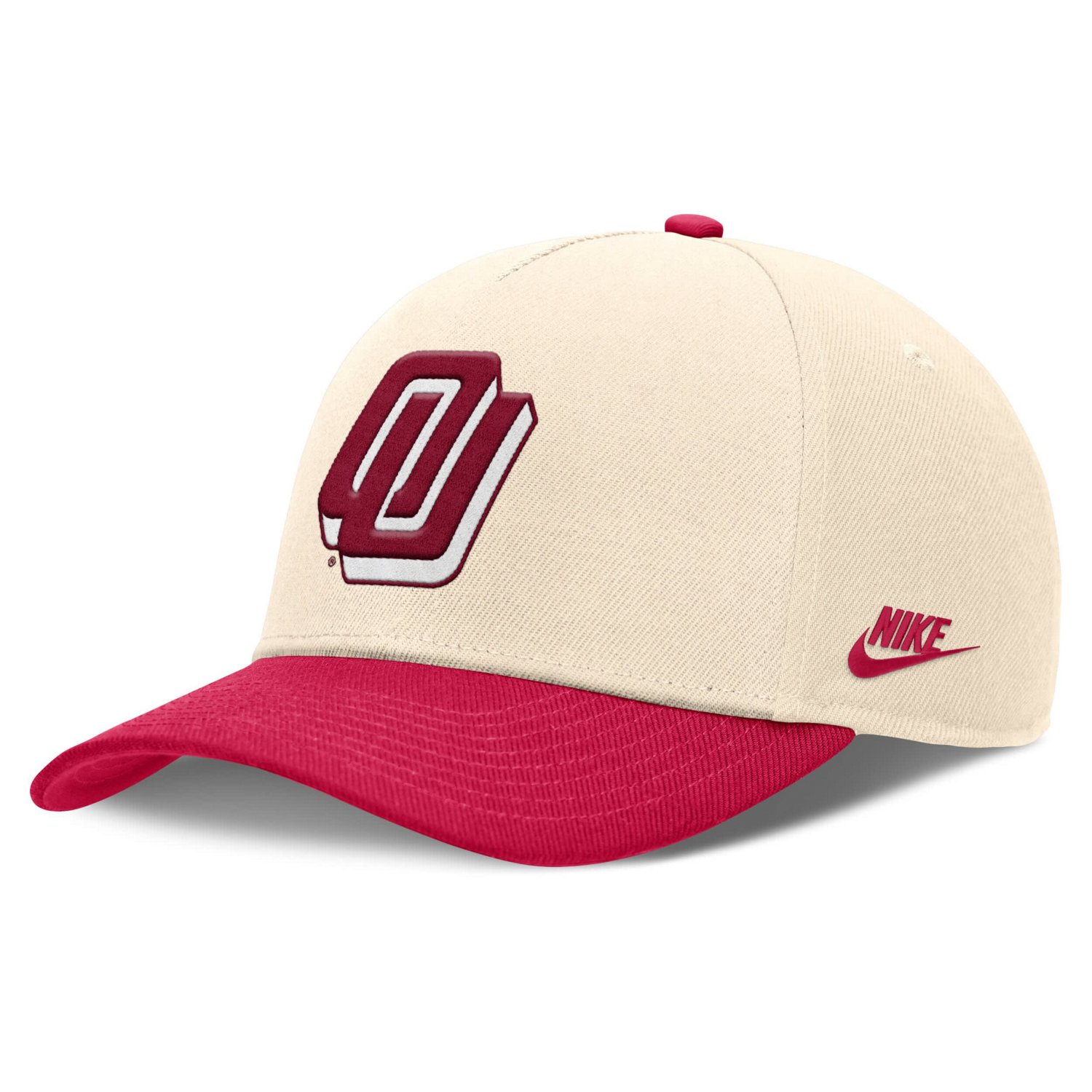 Nike Crimson Oklahoma Sooners Academic Rise Dri-FIT Adjustable Hat - view number 3
