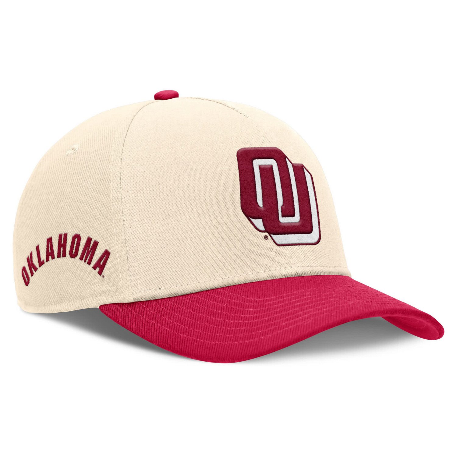 Nike Crimson Oklahoma Sooners Academic Rise Dri-FIT Adjustable Hat