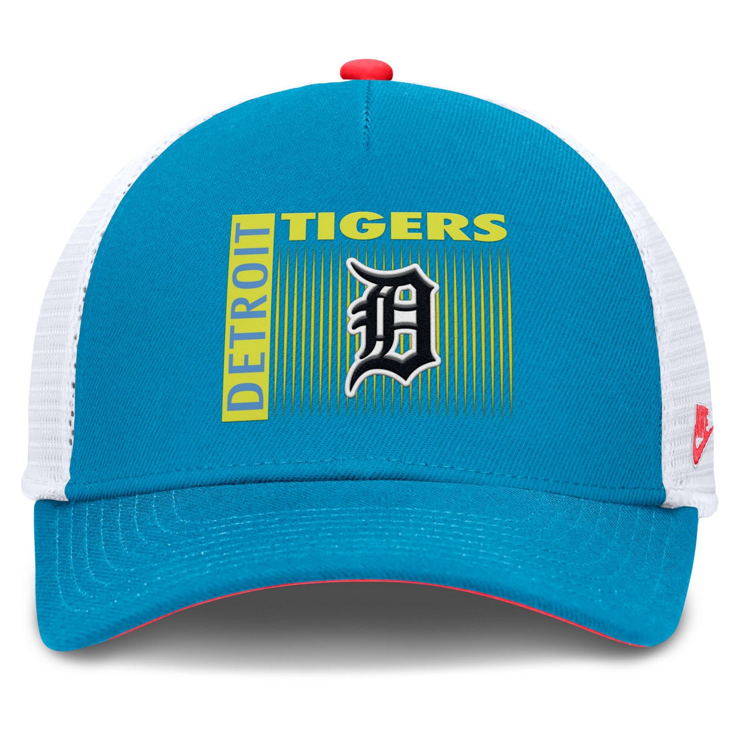 Nike Detroit Tigers Neon 90s Rise Structured Performance Adjustable Trucker Hat - view number 2