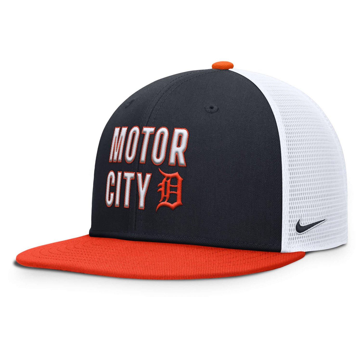 Nike Detroit Tigers Pro Trucker Snapback Hat - view number 3
