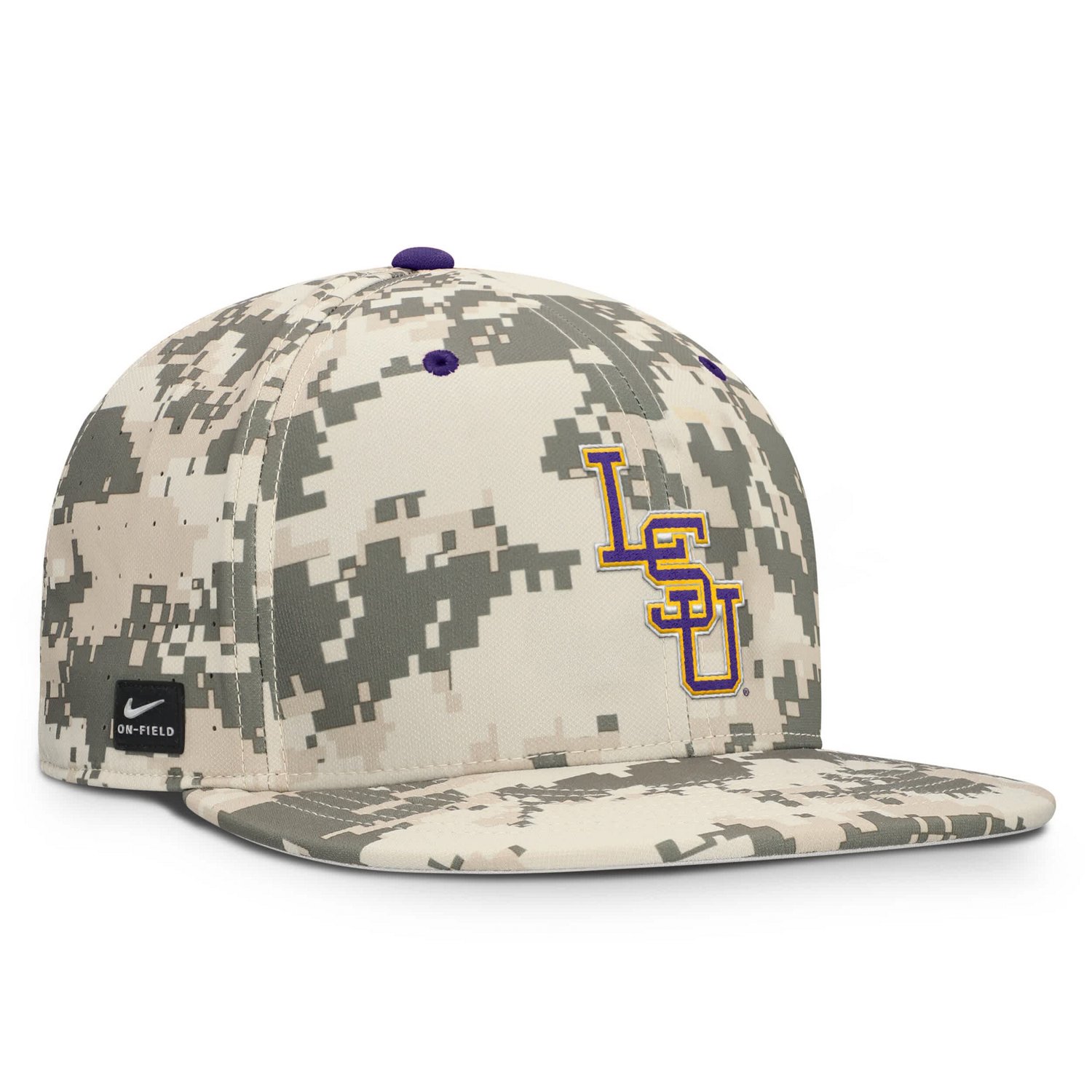 Nike Digital LSU Tigers 2025 Dugout True Performance Fitted Hat - view number 3