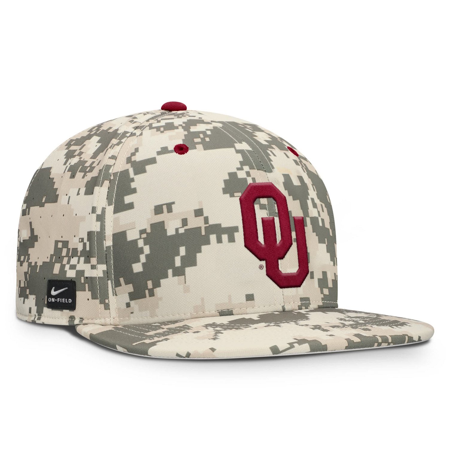 Nike Digital Oklahoma Sooners 2025 Dugout True Performance Fitted Hat - view number 3