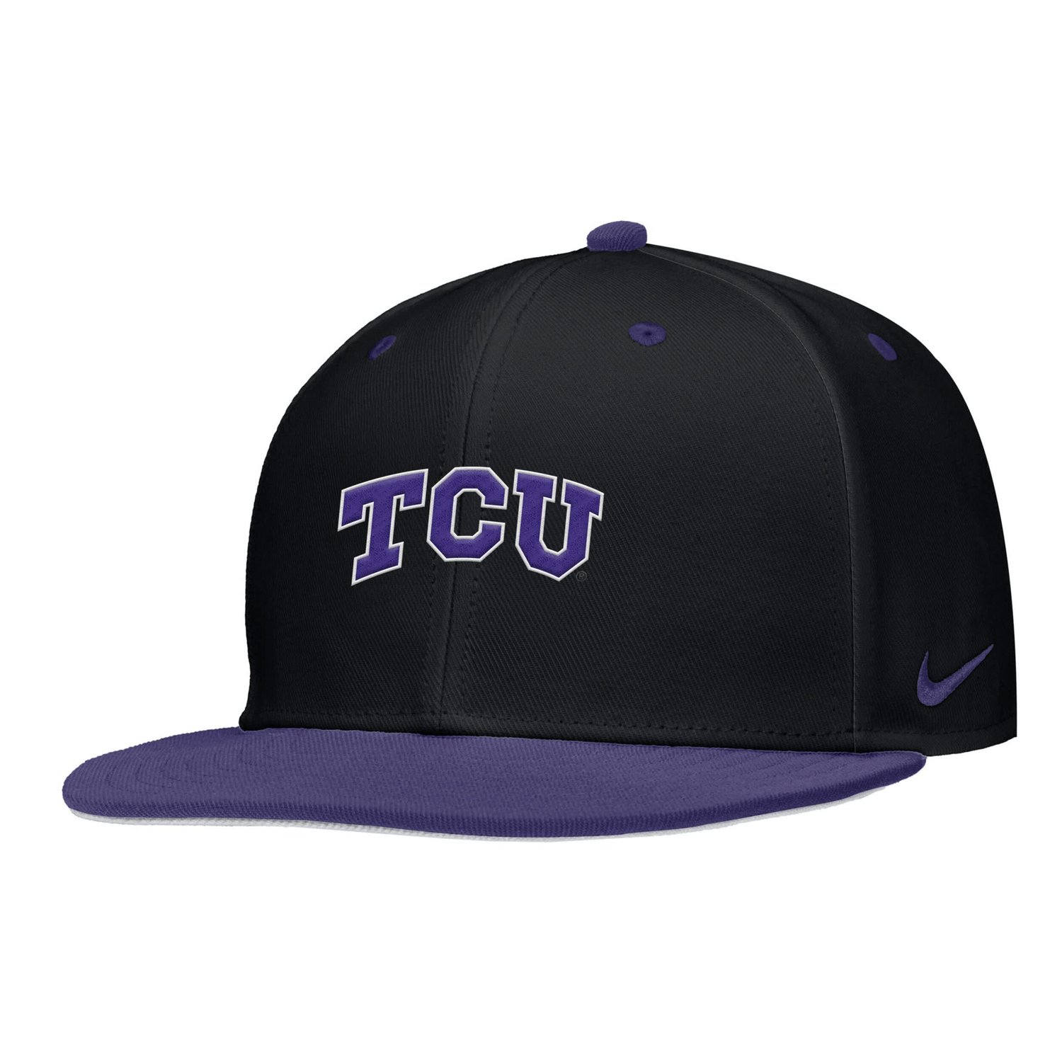 Nike Digital TCU Horned Frogs On-Field Baseball Performance Fitted Hat