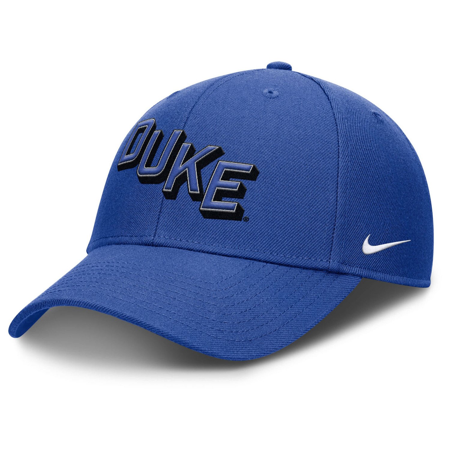 Nike Duke Blue Devils Slanted Primetime Rise Performance Adjustable Hat - view number 1
