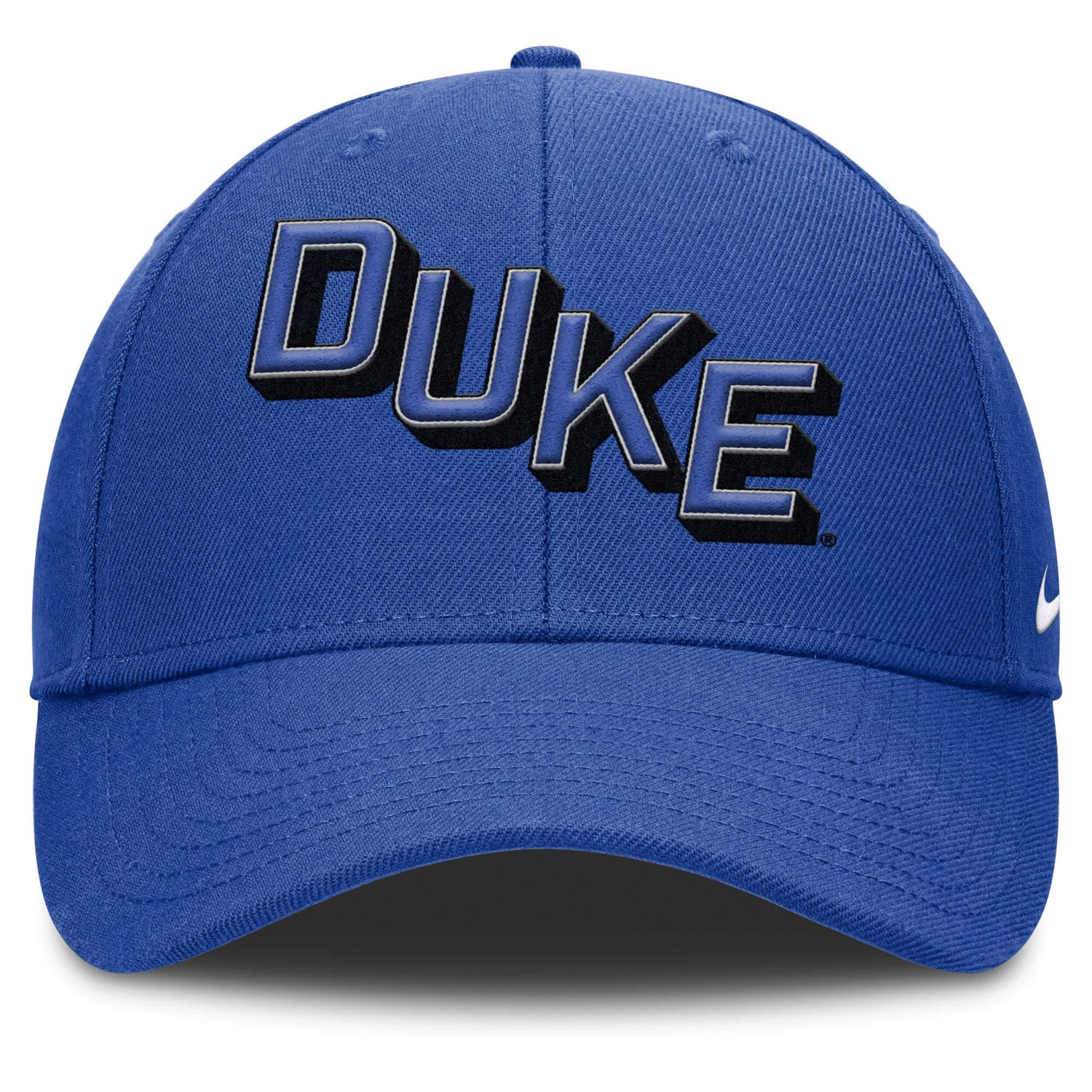 Nike Duke Blue Devils Slanted Primetime Rise Performance Adjustable Hat - view number 2