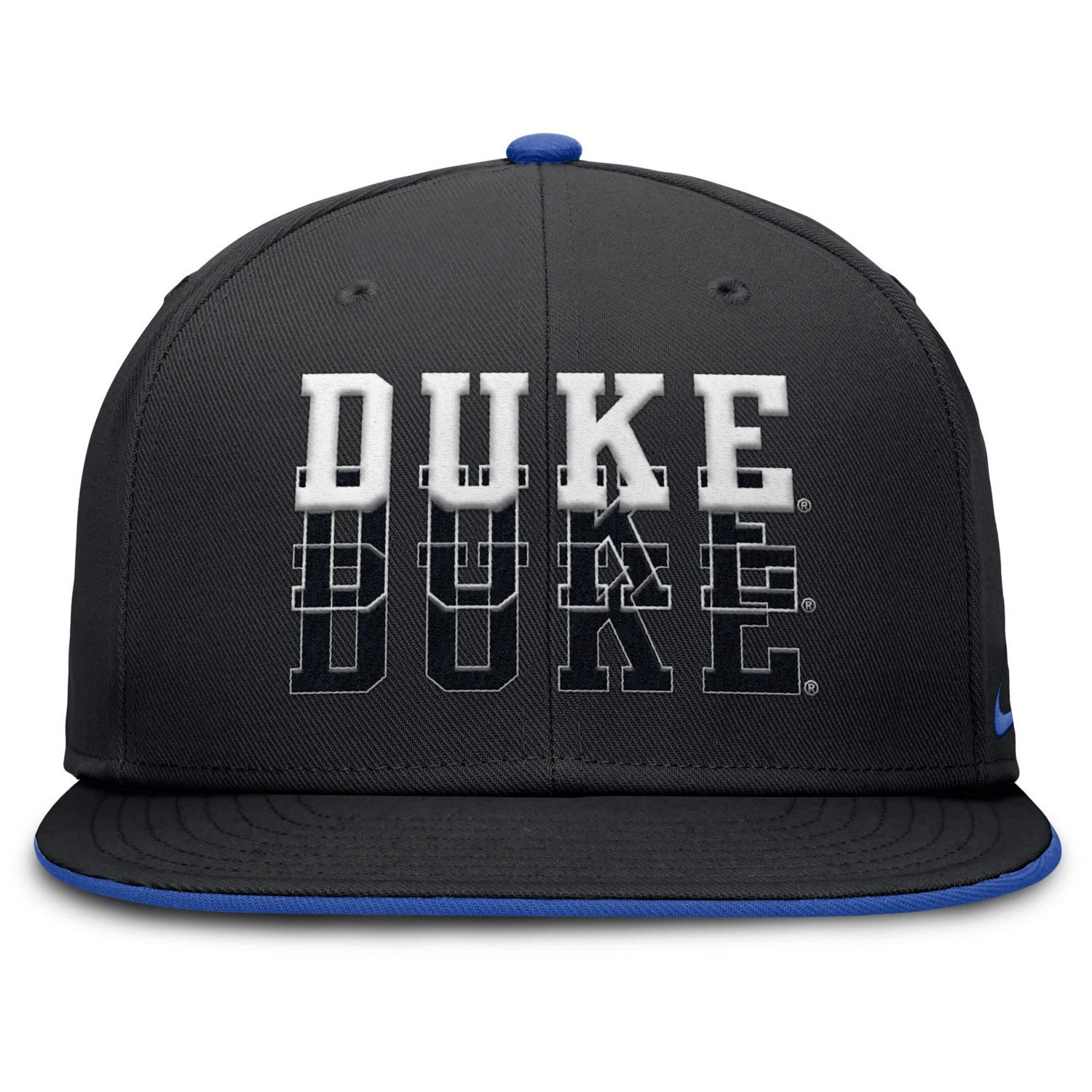 Nike Duke Blue Devils True Primetime Performance Fitted Hat - view number 2