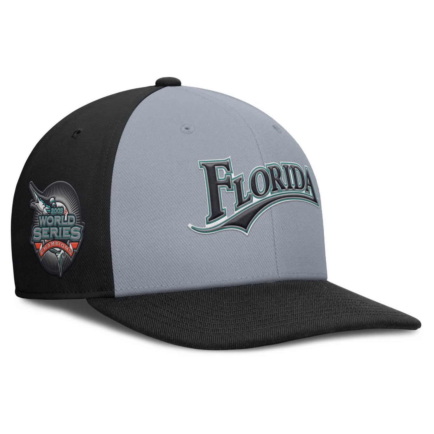 Nike Florida Marlins Cooperstown Collection Pro Performance Snapback Hat - view number 1