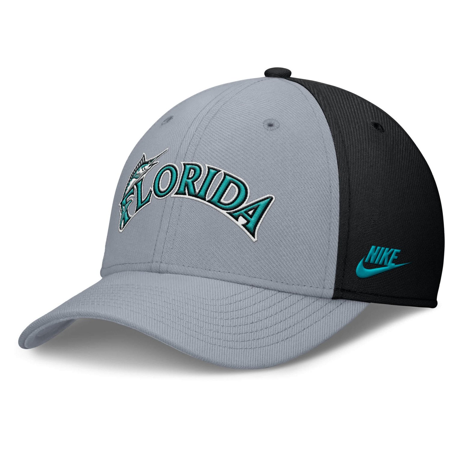 Nike Florida Marlins Rise Swoosh Performance Flex Hat
