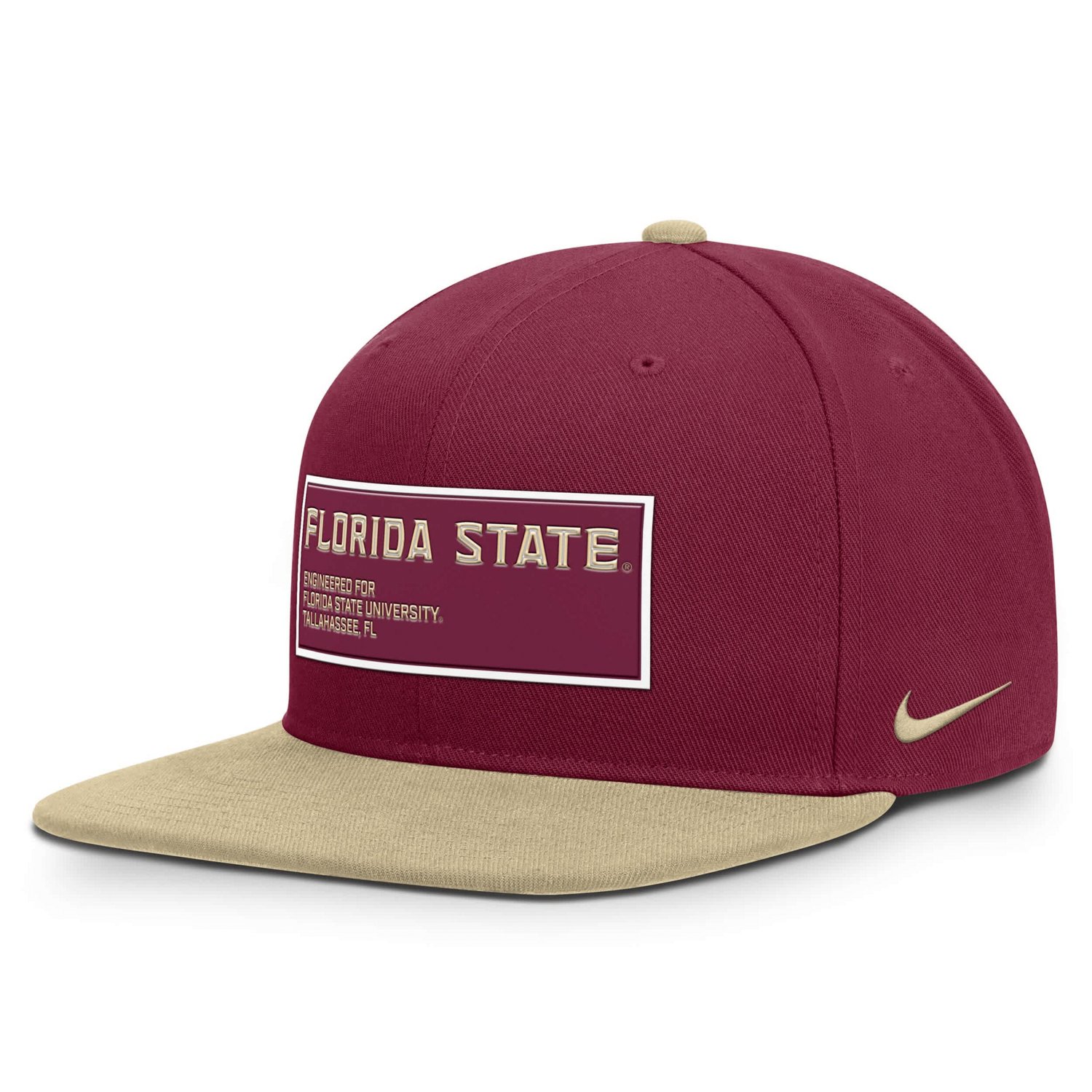 Nike Florida State Seminoles 2025 On-Field Patch Pro Dri-FIT Snapback Hat