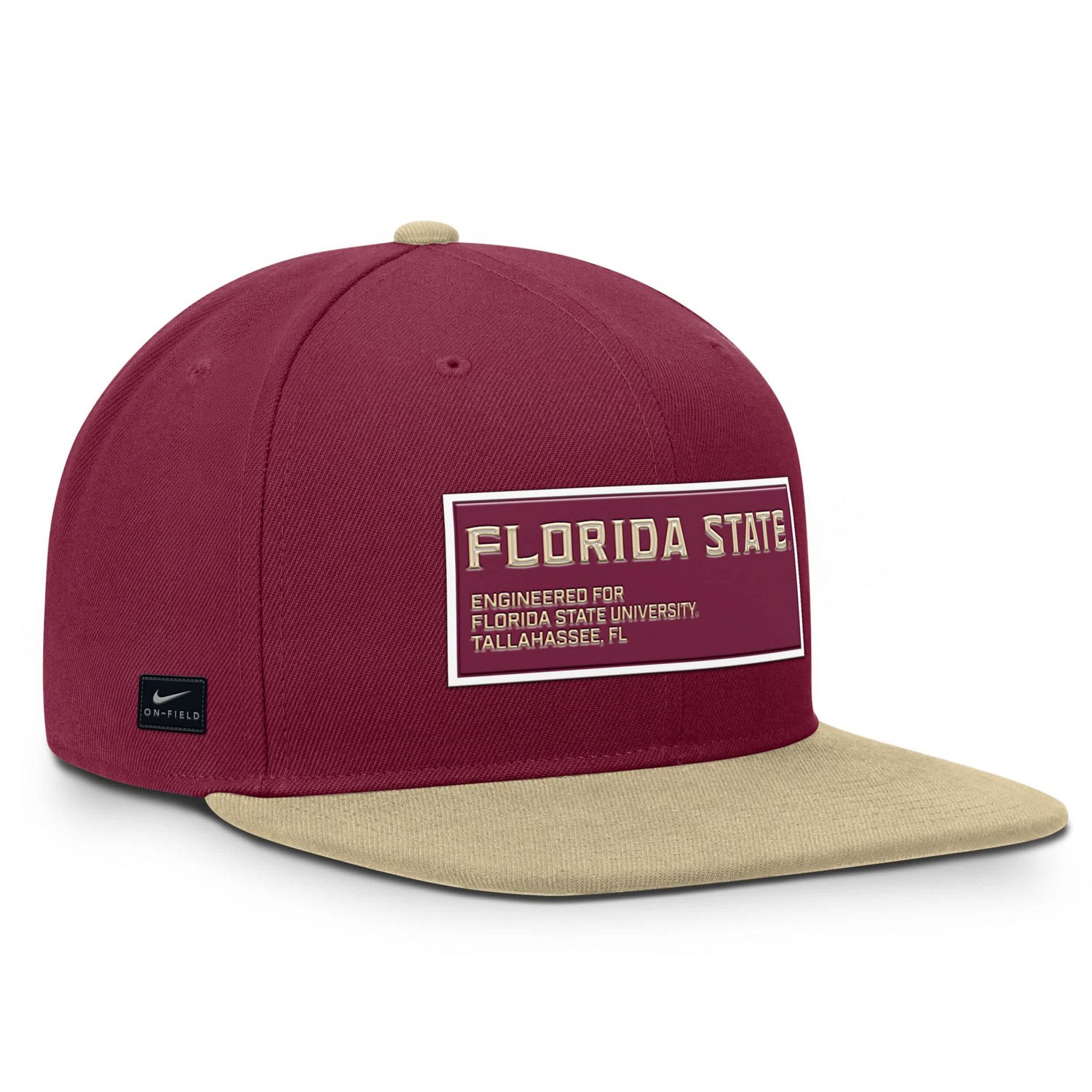 Nike Florida State Seminoles 2025 On-Field Patch Pro Dri-FIT Snapback Hat - view number 3