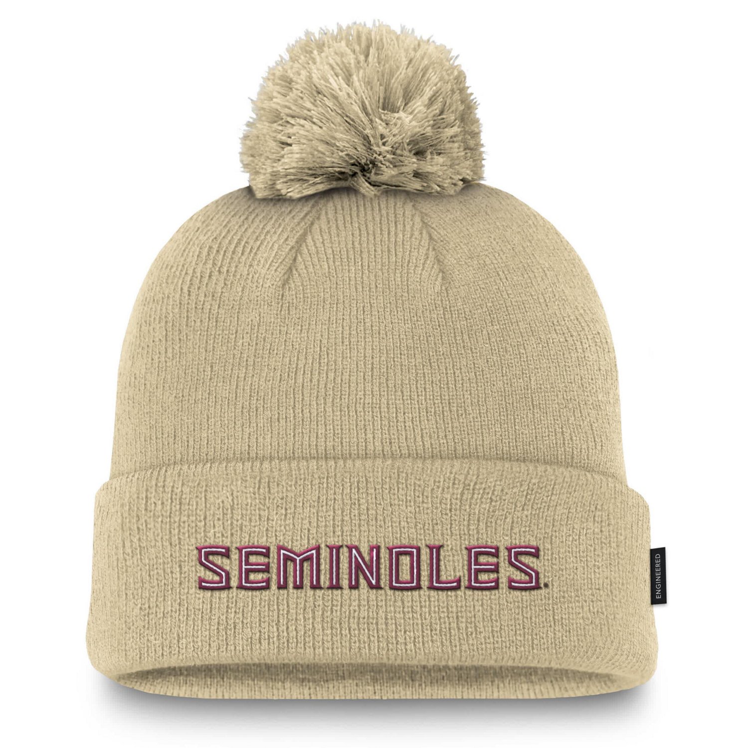 Nike Florida State Seminoles Peak Cuffed Knit Hat with Pom