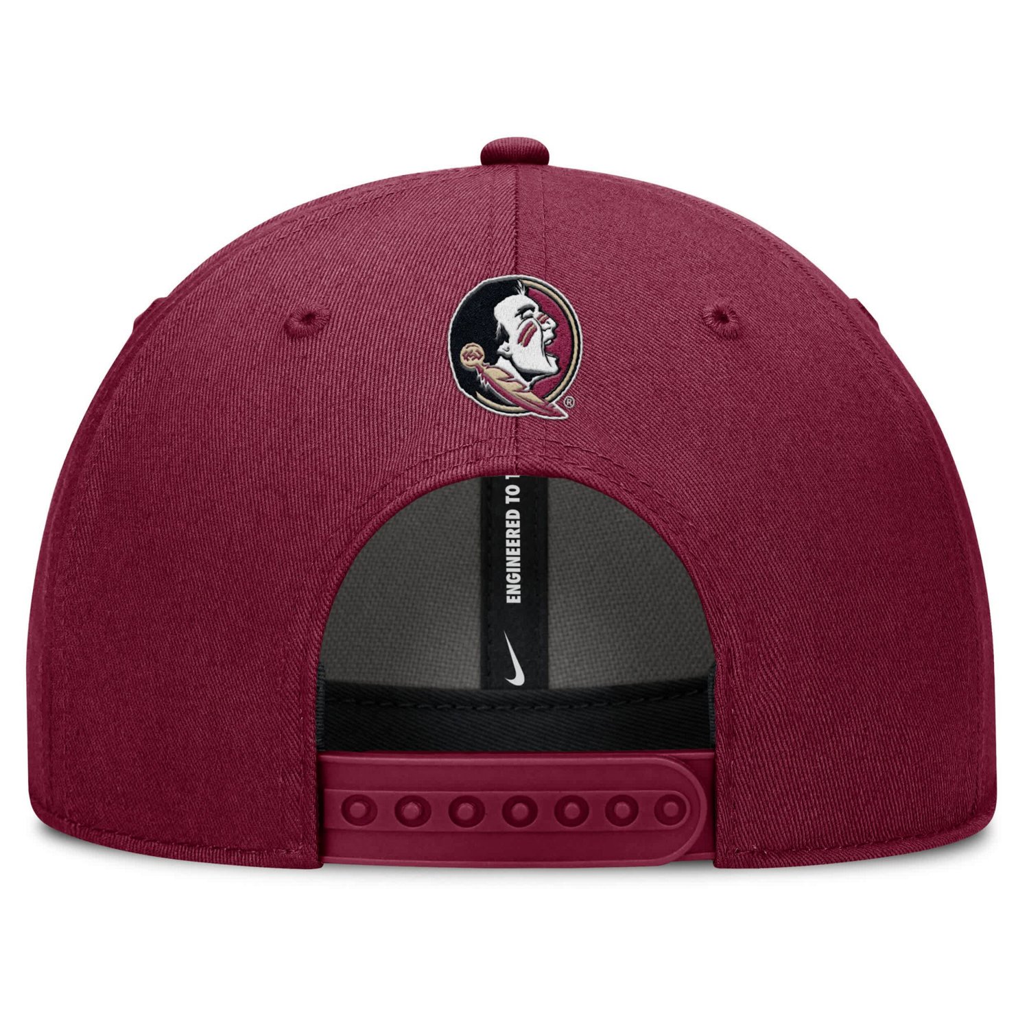 Nike Florida State Seminoles Slanted Primetime Rise Performance Adjustable Hat - view number 4