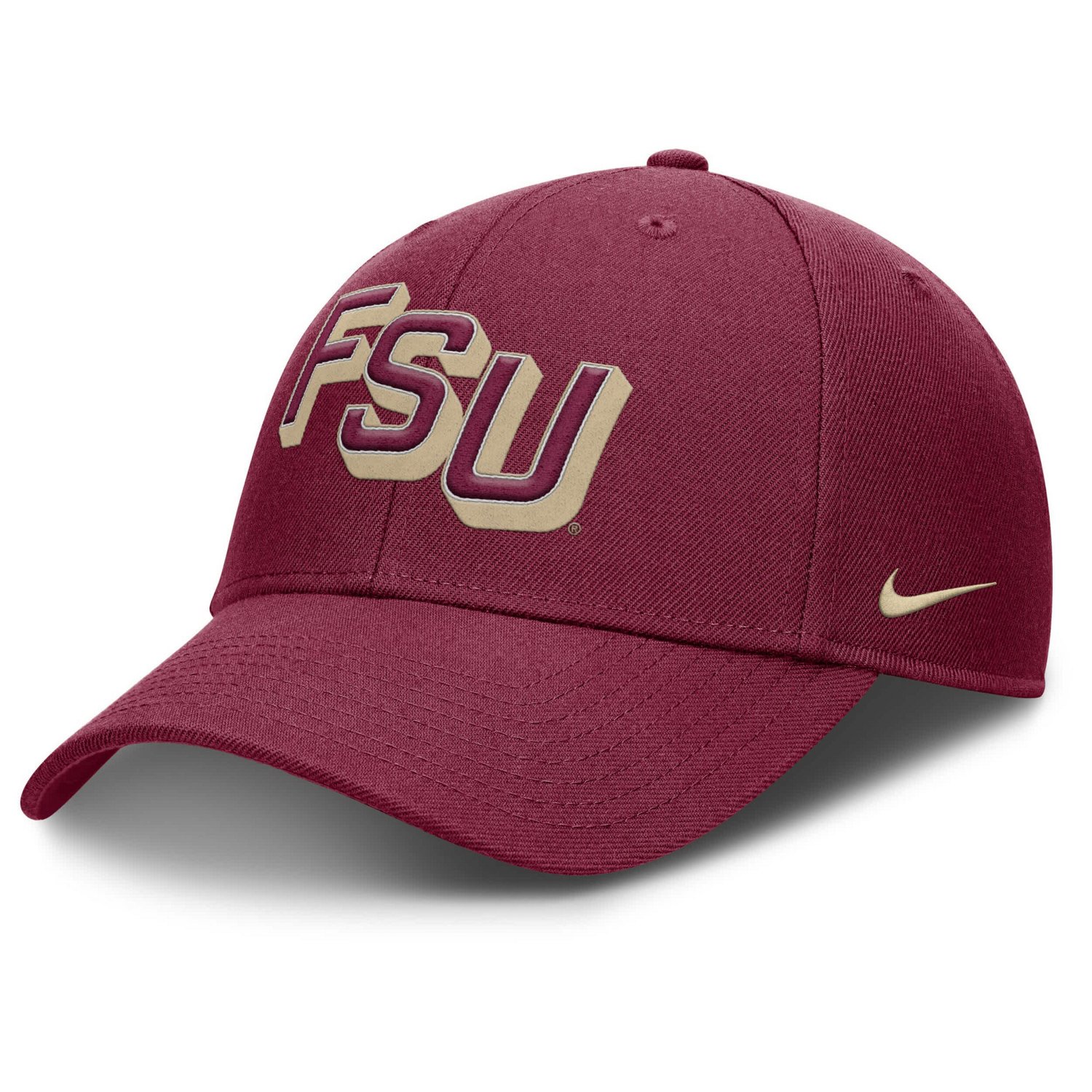 Nike Florida State Seminoles Slanted Primetime Rise Performance Adjustable Hat