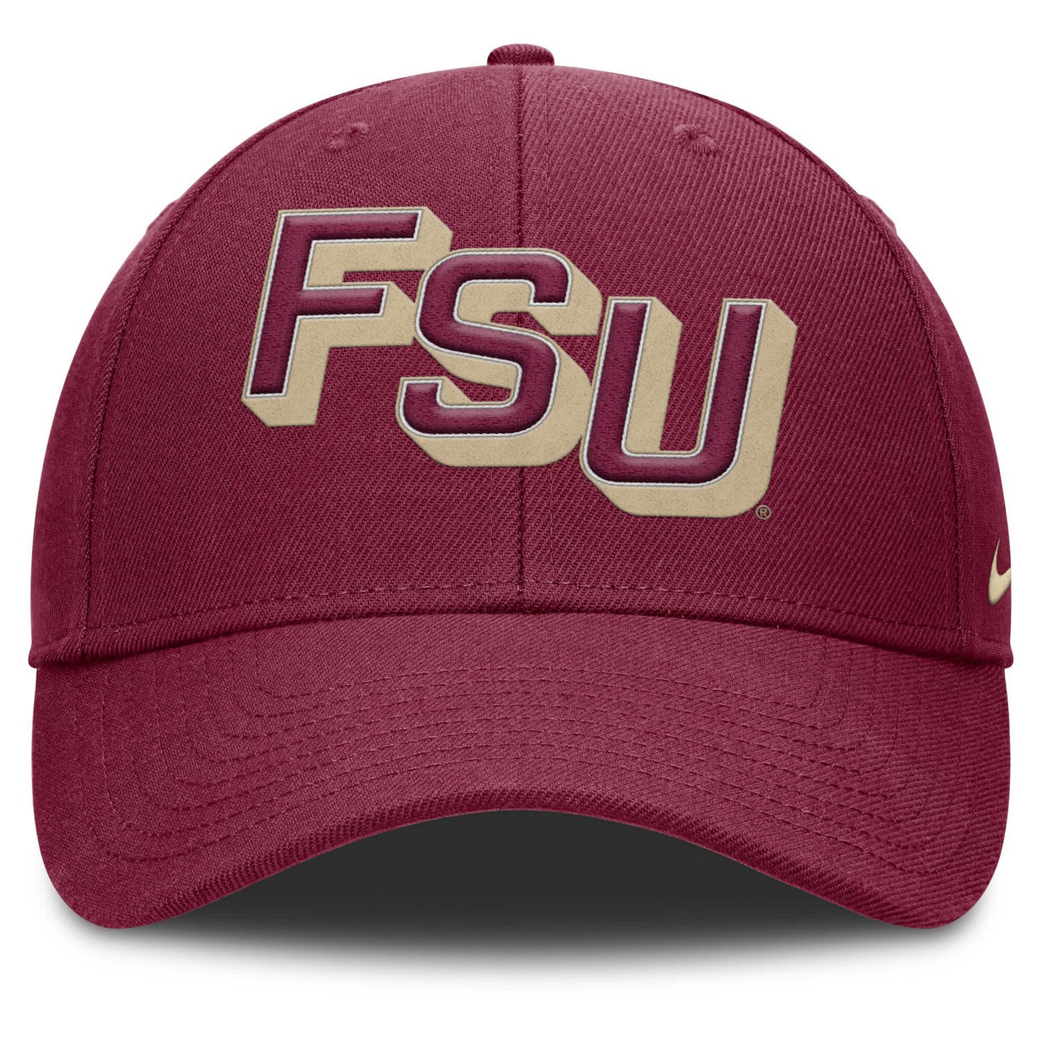 Nike Florida State Seminoles Slanted Primetime Rise Performance Adjustable Hat - view number 2
