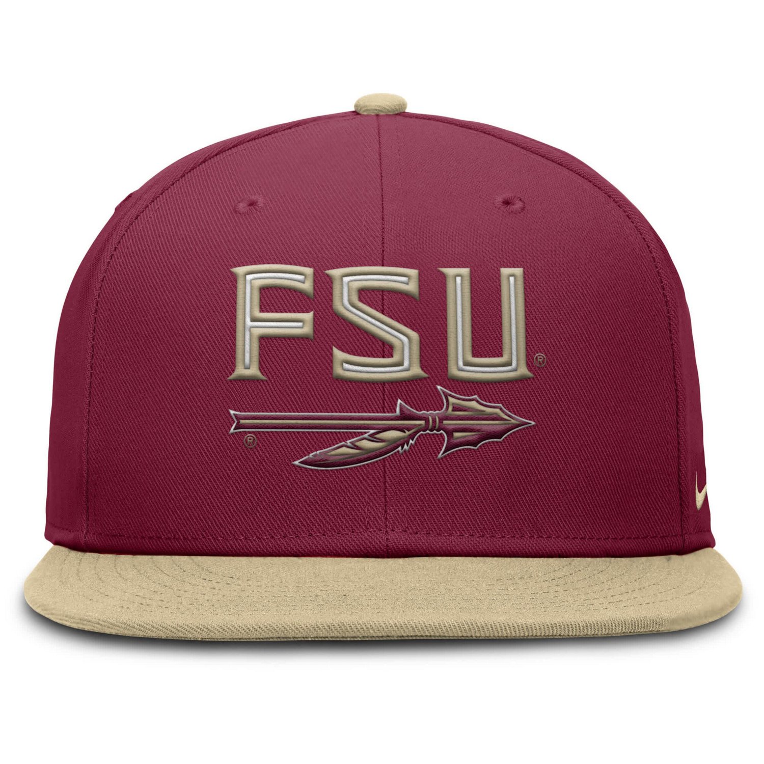 Nike Florida State Seminoles Two-Tone Primetime Performance Fitted Hat - view number 2