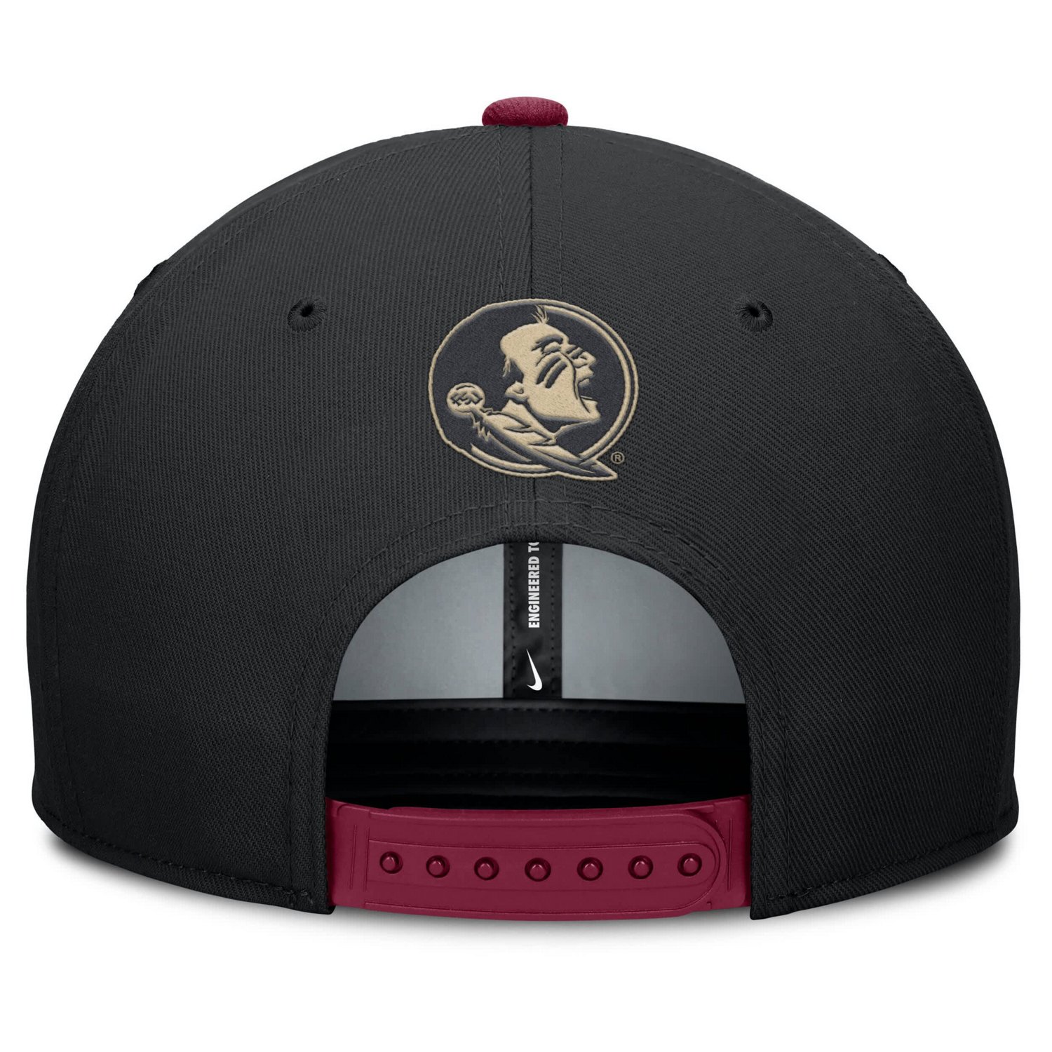 Nike Garnet Florida State Seminoles 2025 Sideline Campus Pro Local Snapback Hat