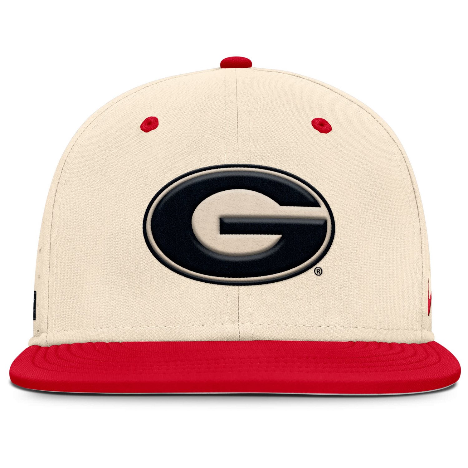 Nike Georgia Bulldogs On-Field Dugout True Performance Fitted Hat - view number 2