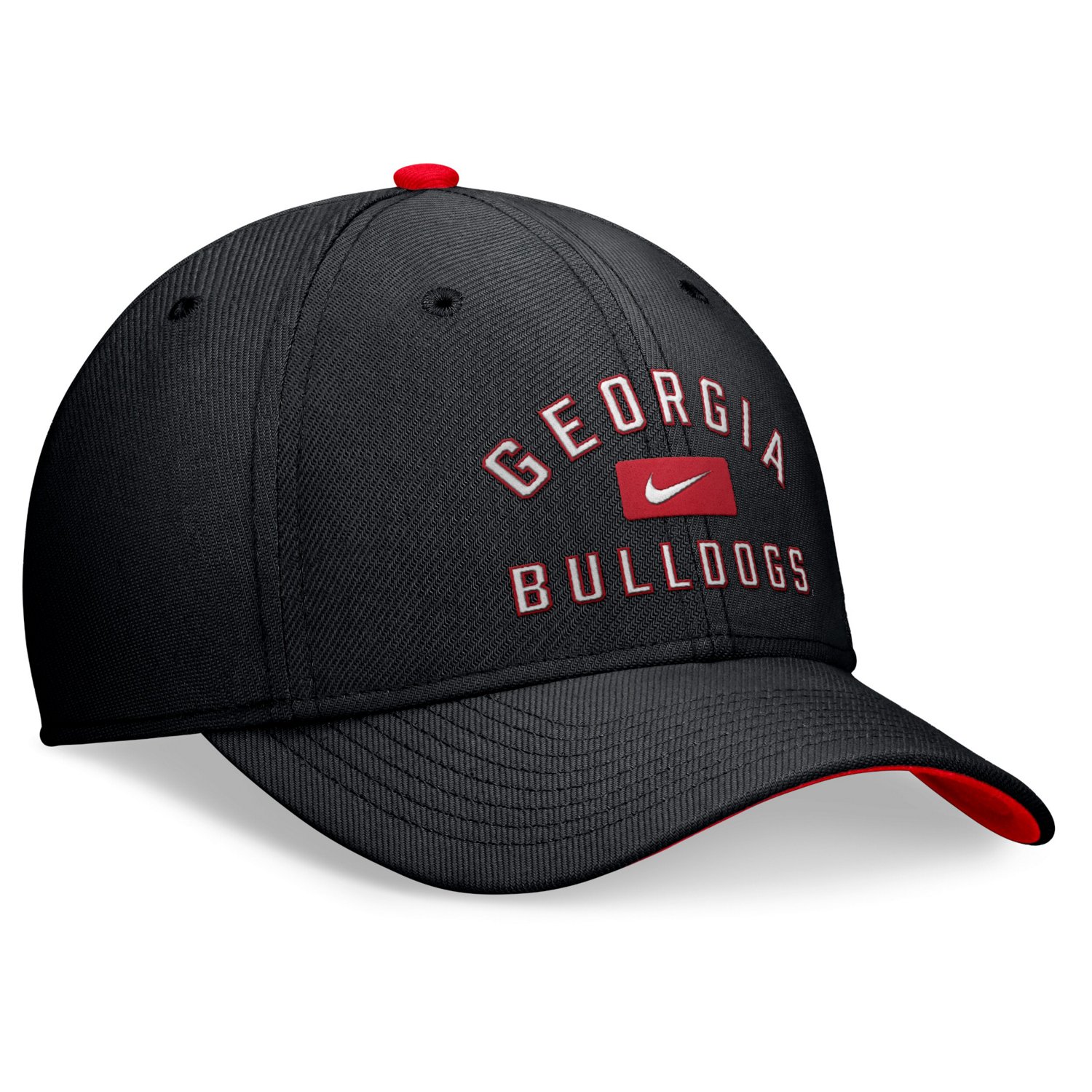 Nike Georgia Bulldogs Primetime Rise Swoosh Flex Hat                                                                             - view number 3