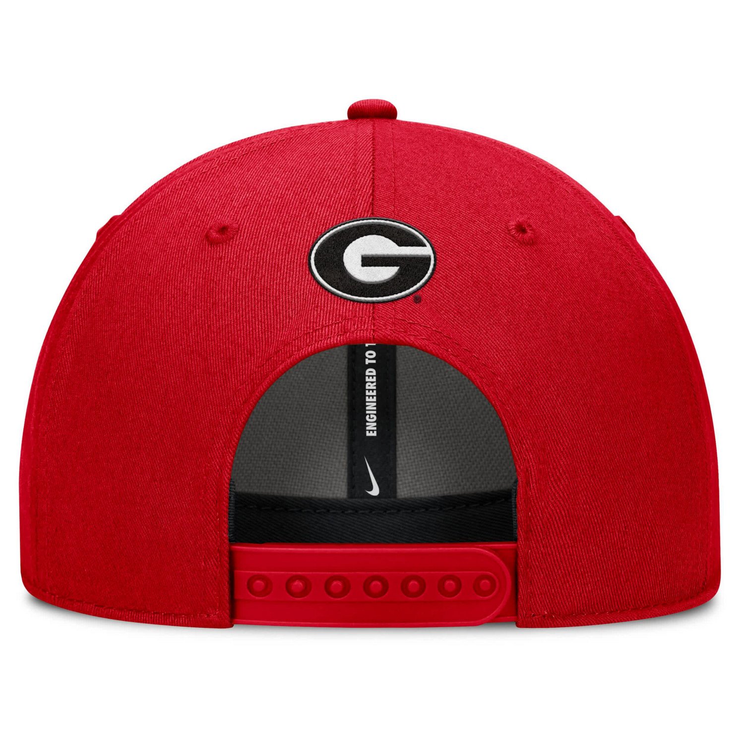 Nike Georgia Bulldogs Slanted Primetime Rise Performance Adjustable Hat - view number 4