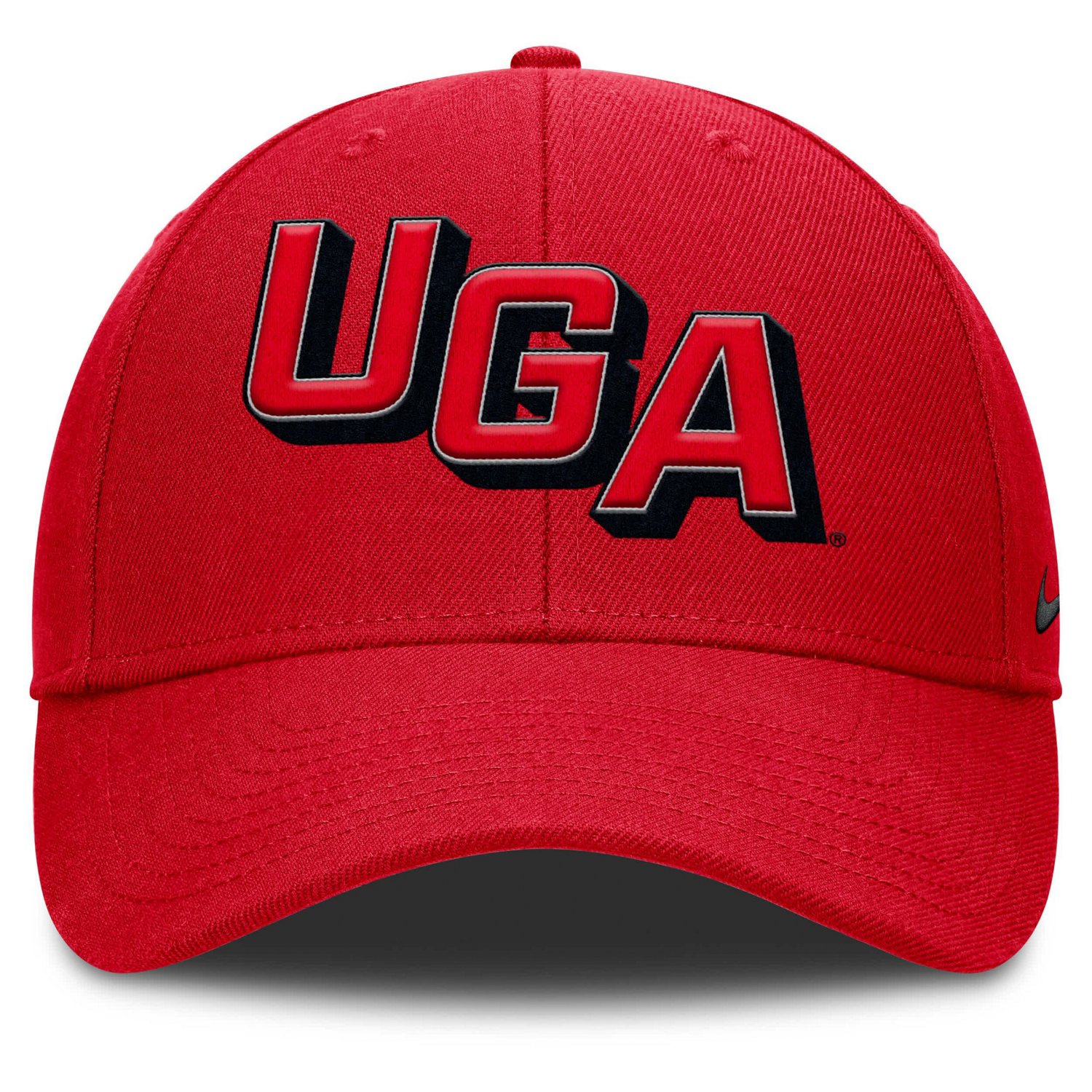 Nike Georgia Bulldogs Slanted Primetime Rise Performance Adjustable Hat - view number 2