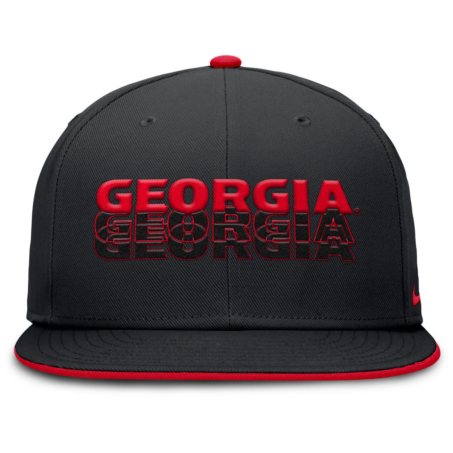 Nike Georgia Bulldogs True Primetime Performance Fitted Hat - view number 2
