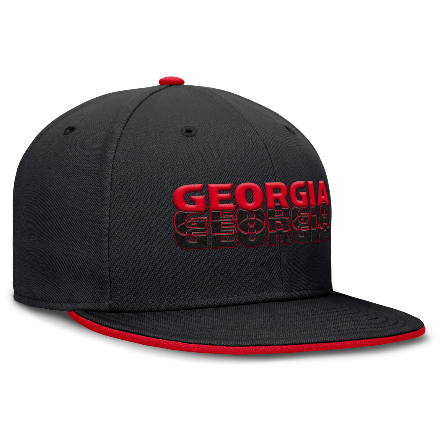 Nike Georgia Bulldogs True Primetime Performance Fitted Hat - view number 3