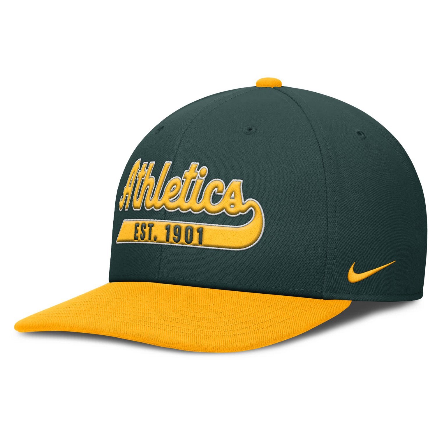 Nike Gold Athletics Pro Performance Snapback Hat