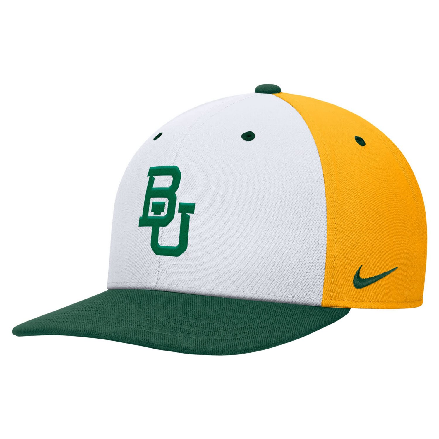 Nike Gold Baylor Bears Pro Performance Snapback Hat                                                                              - view number 2