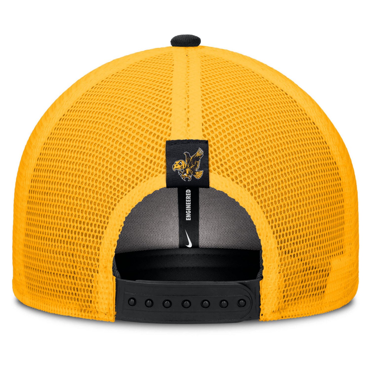 Nike Gold Iowa Hawkeyes Legacy Arch Rise Performance Trucker Adjustable Hat