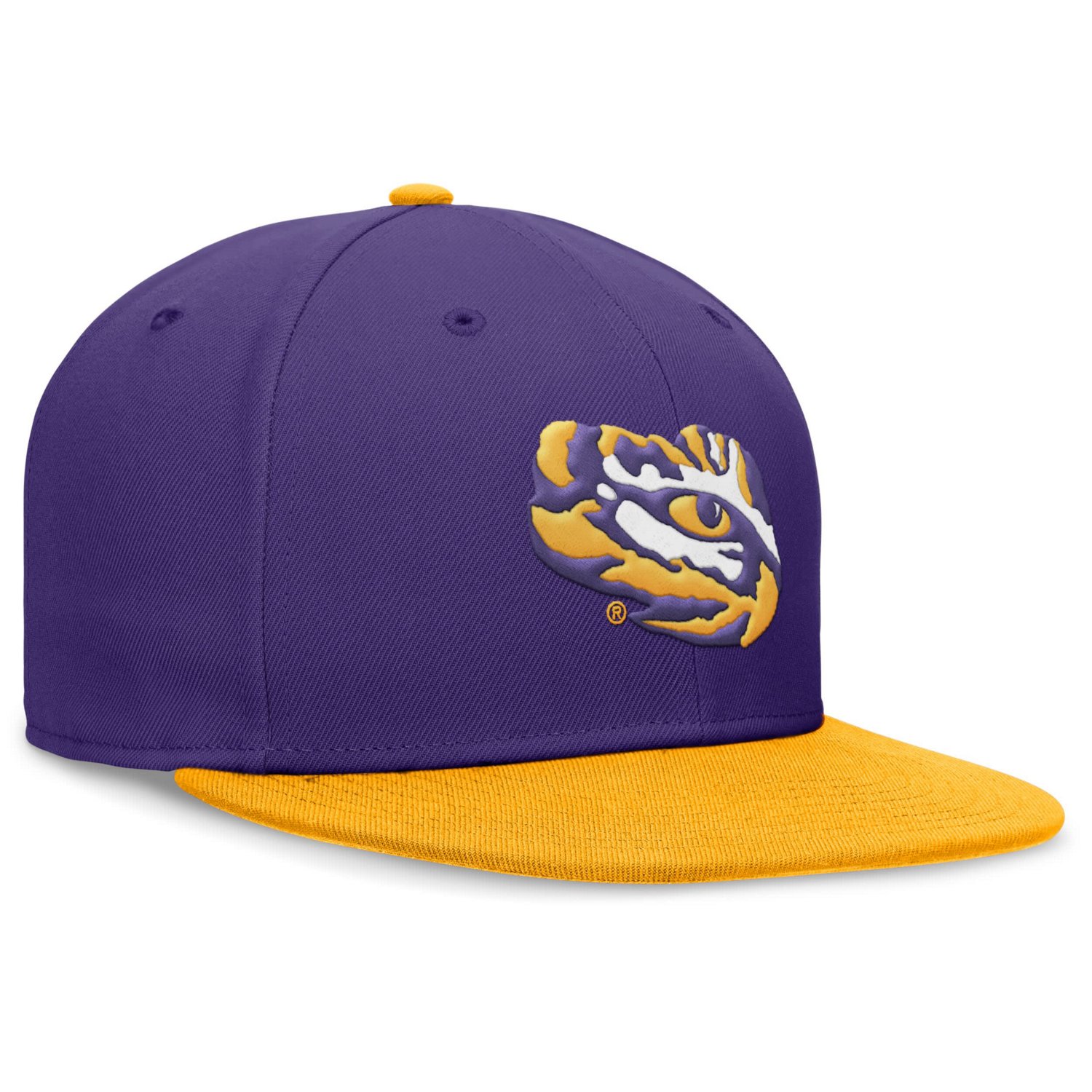 Nike /Gold LSU Tigers Performance Fitted Hat                                                                                     - view number 3