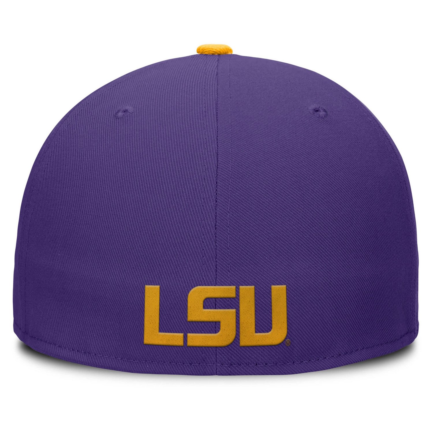 Nike Gold LSU Tigers Two-Tone Primetime Performance Fitted Hat                                                                   - view number 4