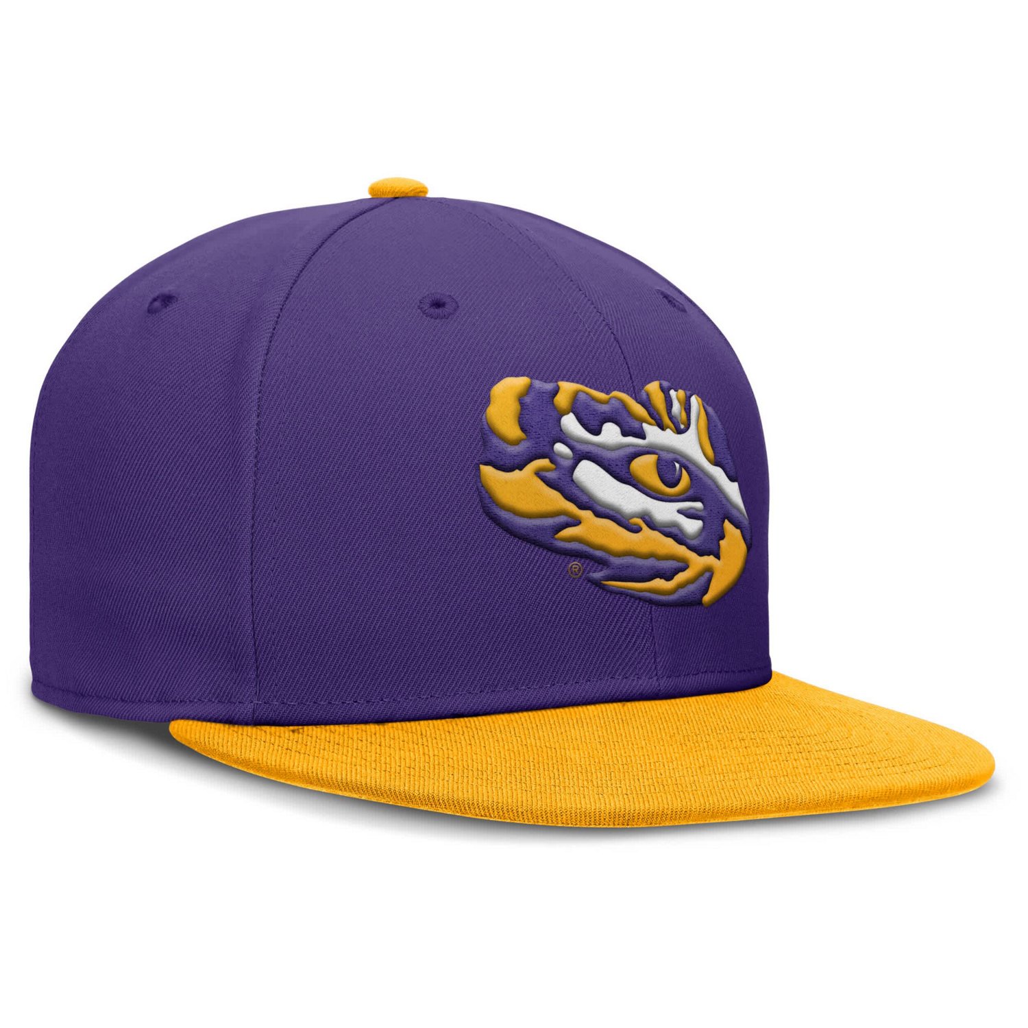 Nike Gold LSU Tigers Two-Tone Primetime Performance Fitted Hat                                                                   - view number 3