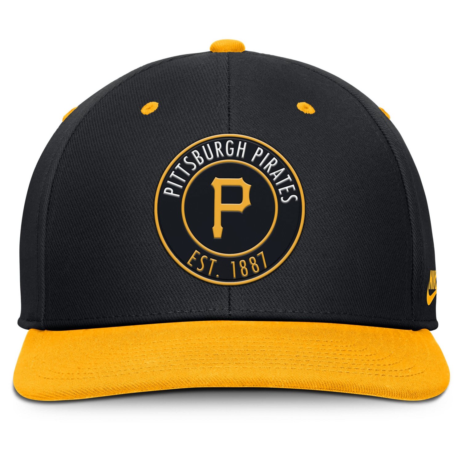 Nike Gold Pittsburgh Pirates Cooperstown Collection Pro Dri-FIT Snapback Hat - view number 2