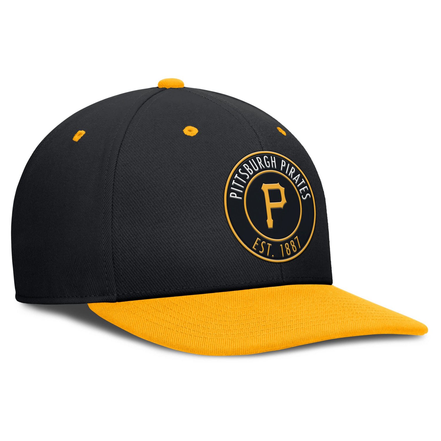 Nike Gold Pittsburgh Pirates Cooperstown Collection Pro Dri-FIT Snapback Hat - view number 3
