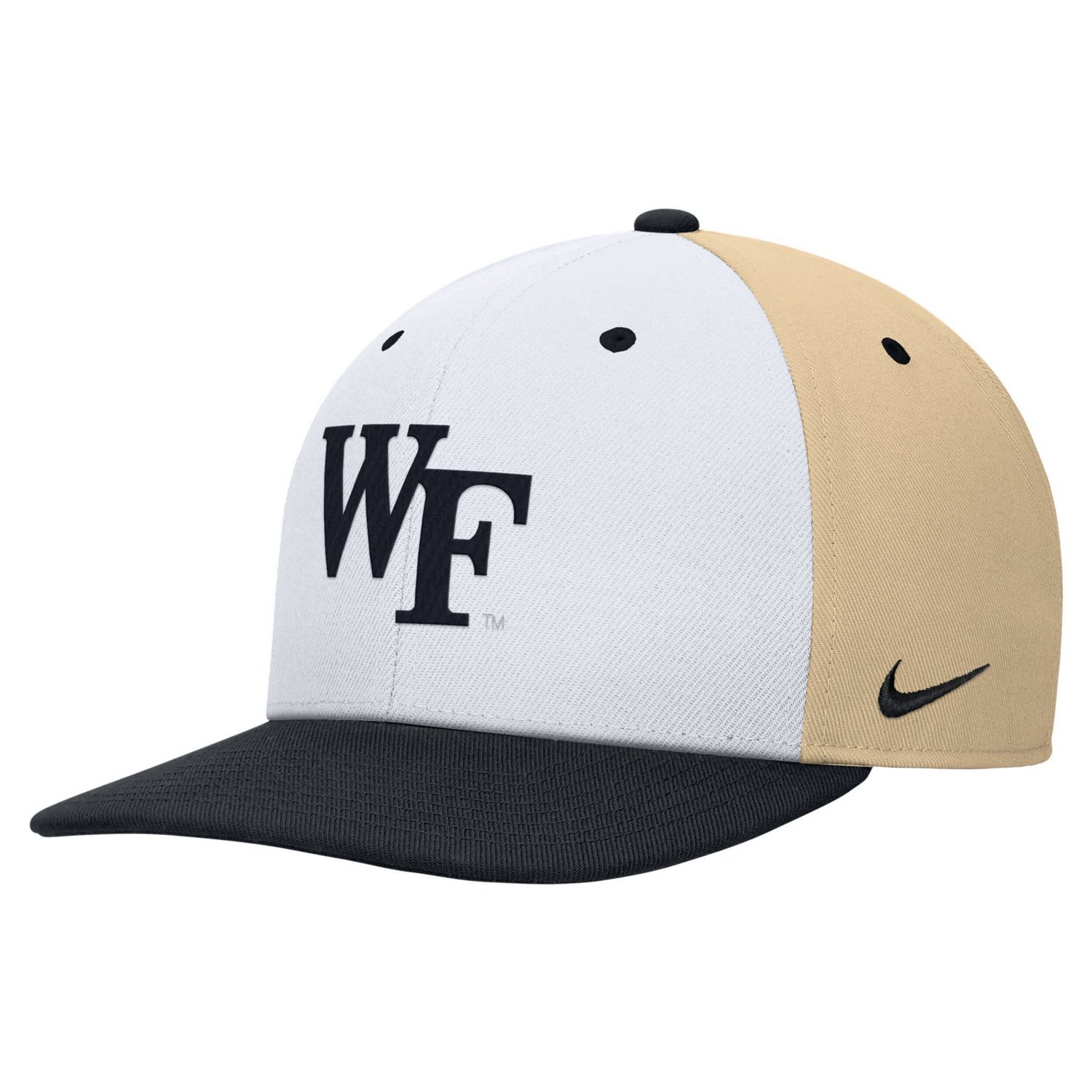 Nike Gold Wake Forest Demon Deacons Pro Performance Snapback Hat                                                                 - view number 2